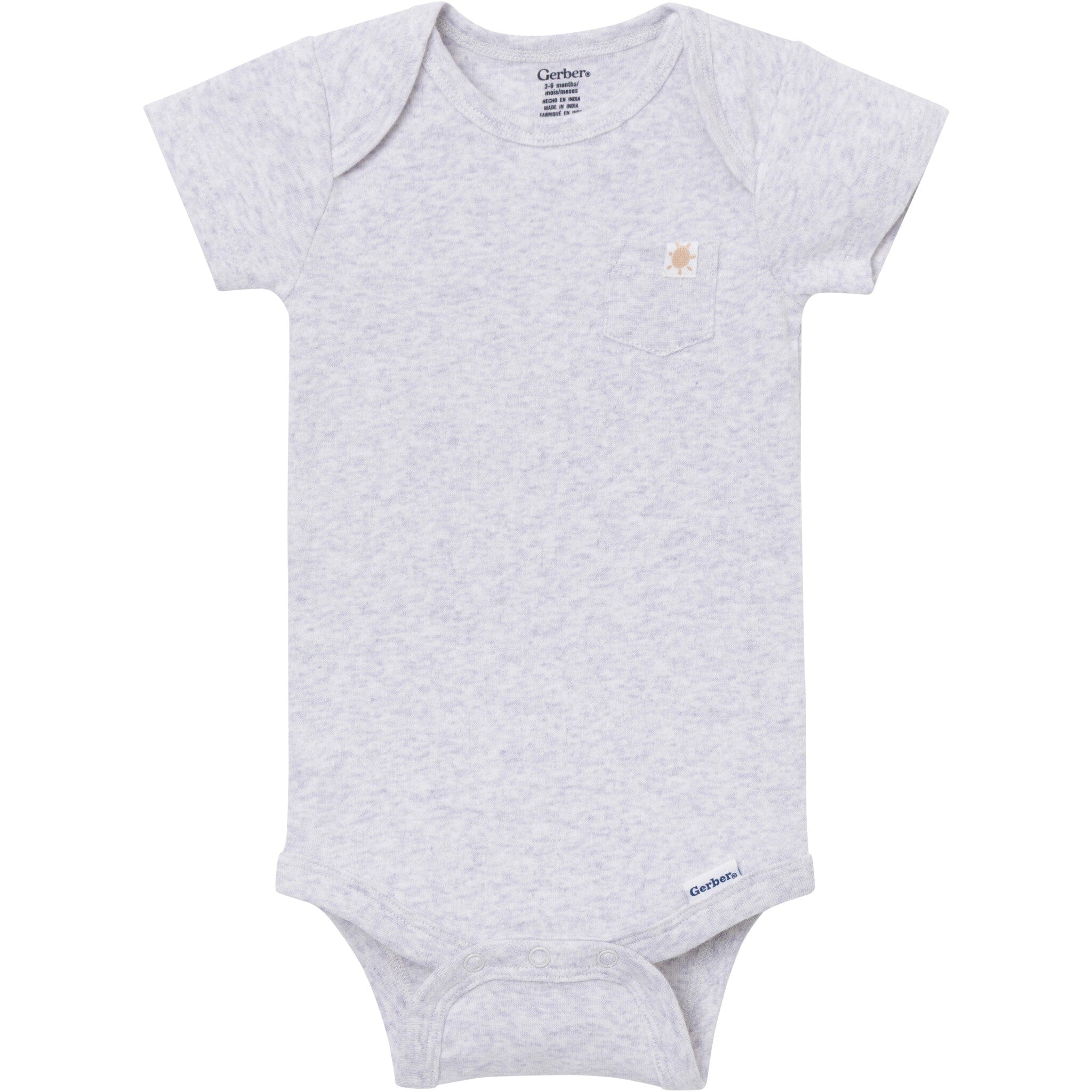 4-Pack Baby Neutral Sunny Day Kites Short Sleeve Bodysuits - Image 6