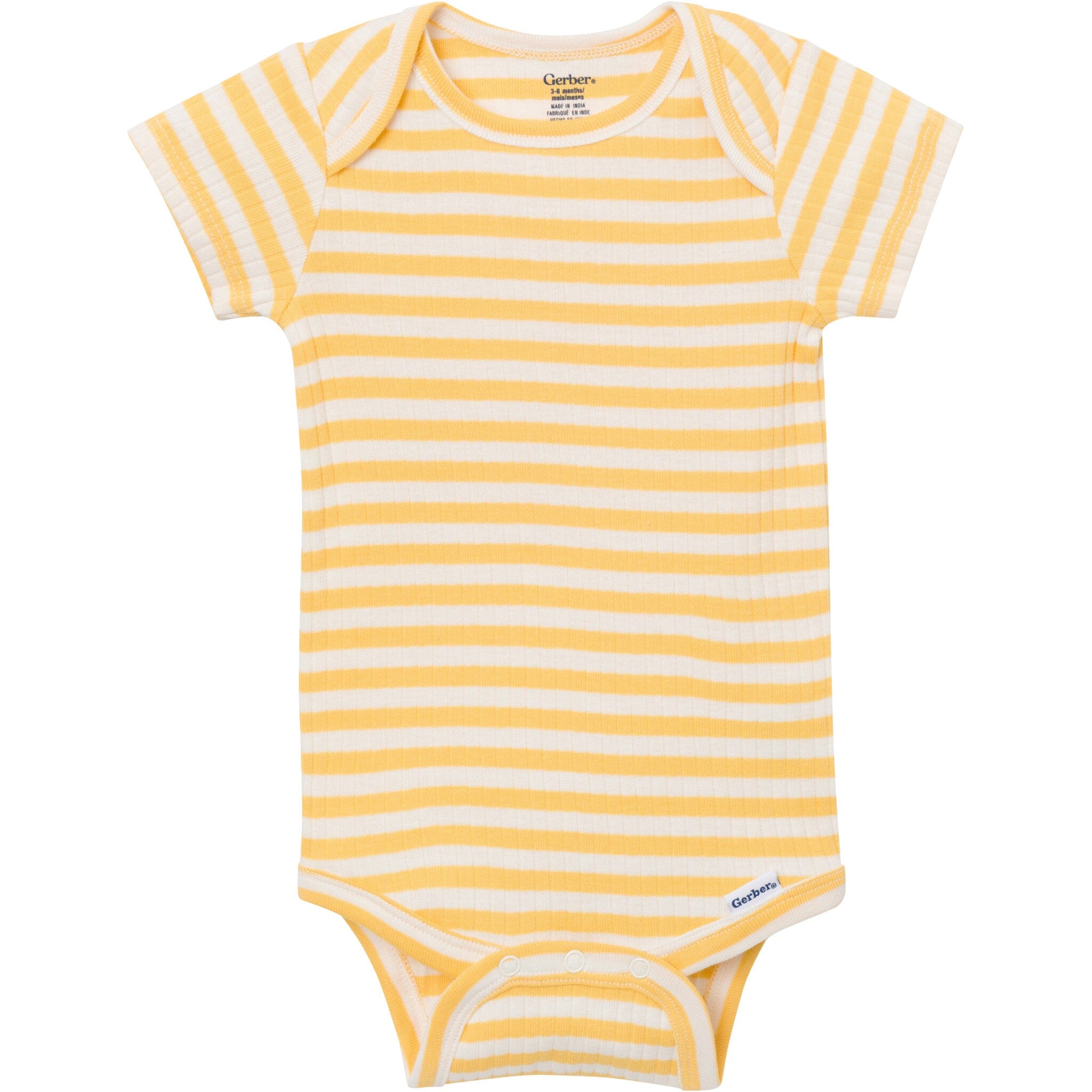 4-Pack Baby Neutral Fruit Picking Short Sleeve Bodysuits - Image 8