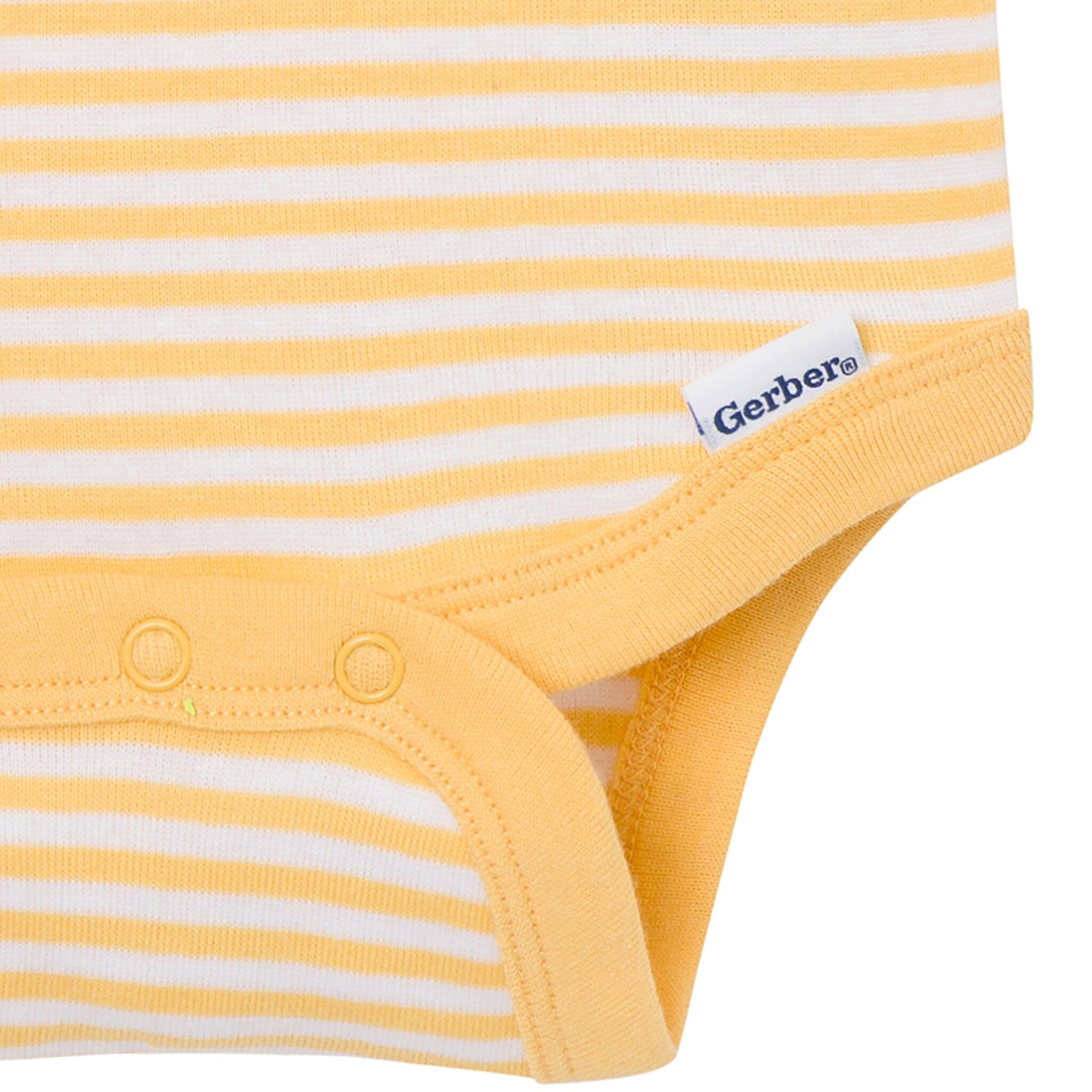 4-Pack Baby Girls Bee Flower Garden Short Sleeve Bodysuits - Image 13