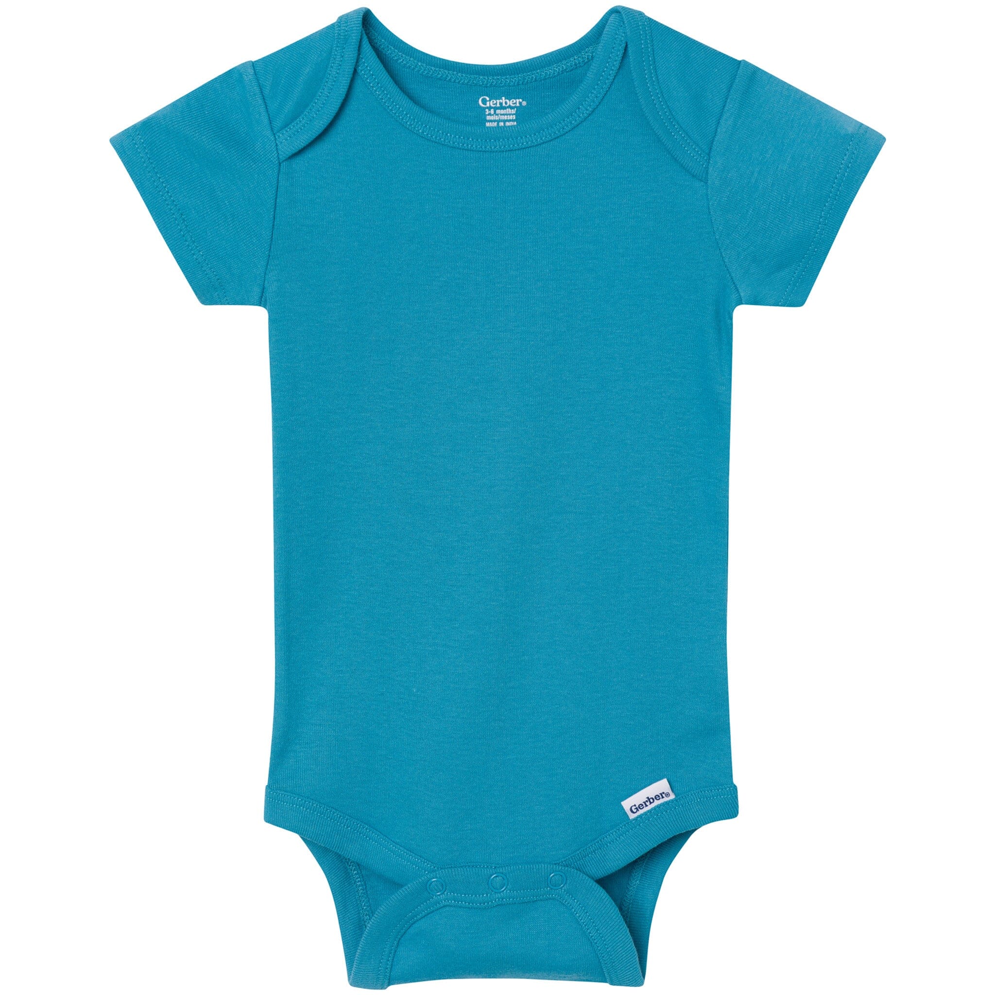 8-Pack Baby Boys Earth Rainbow Short Sleeve Bodysuits - Image 11