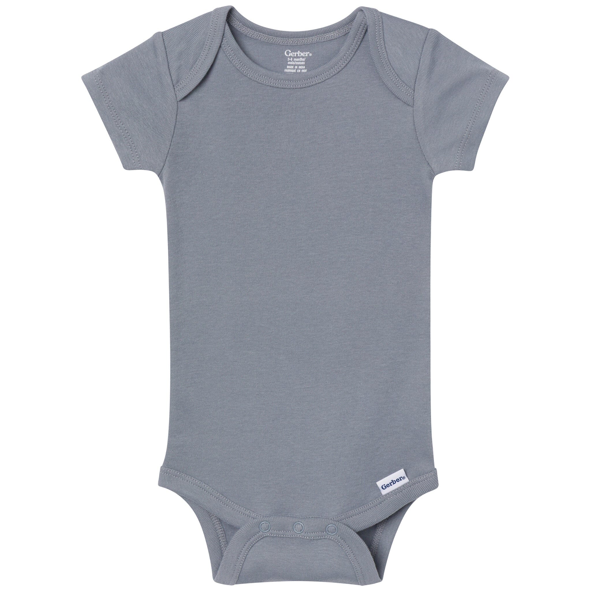 8-Pack Baby Boys Earth Rainbow Short Sleeve Bodysuits - Image 5