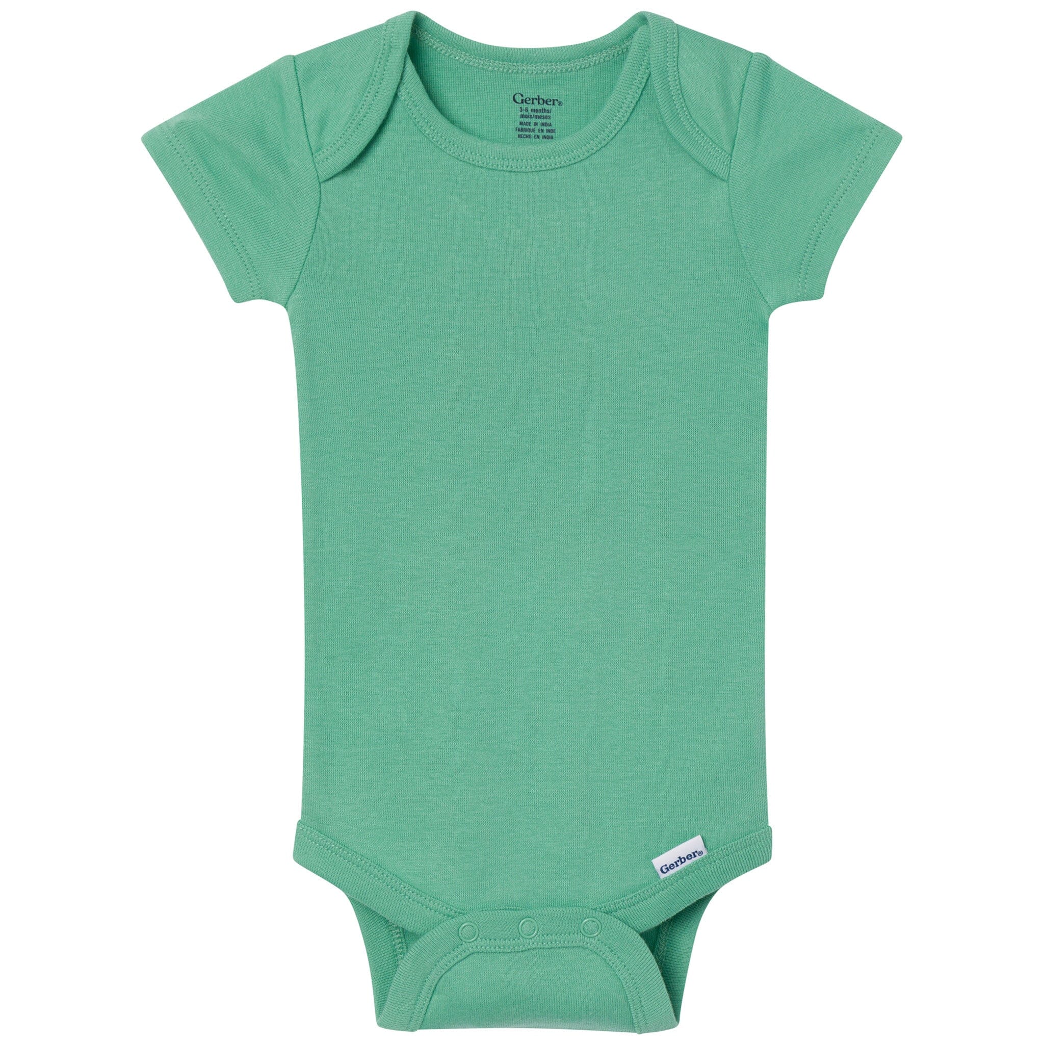 8-Pack Baby Boys Earth Rainbow Short Sleeve Bodysuits - Image 7