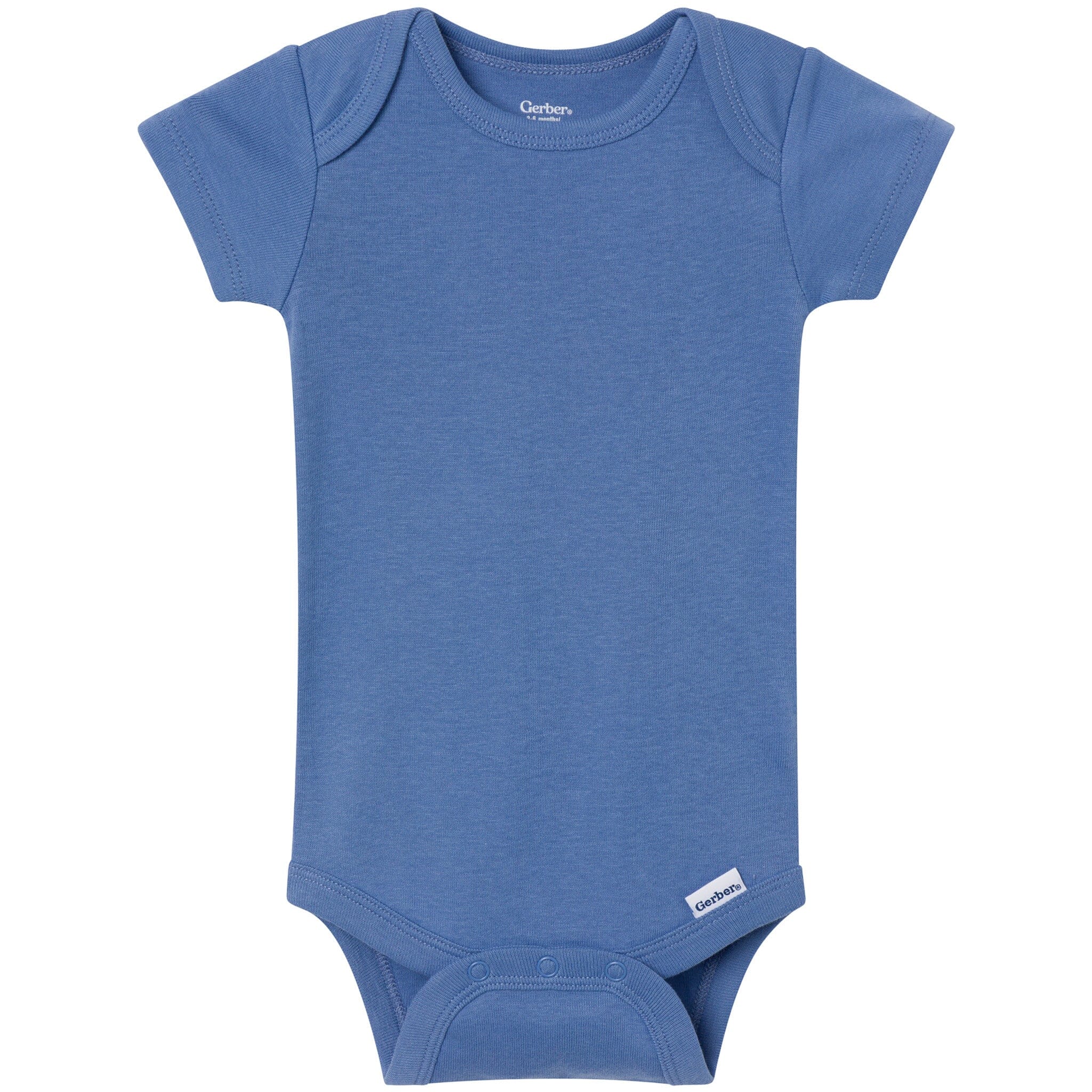 8-Pack Baby Boys Earth Rainbow Short Sleeve Bodysuits - Image 8