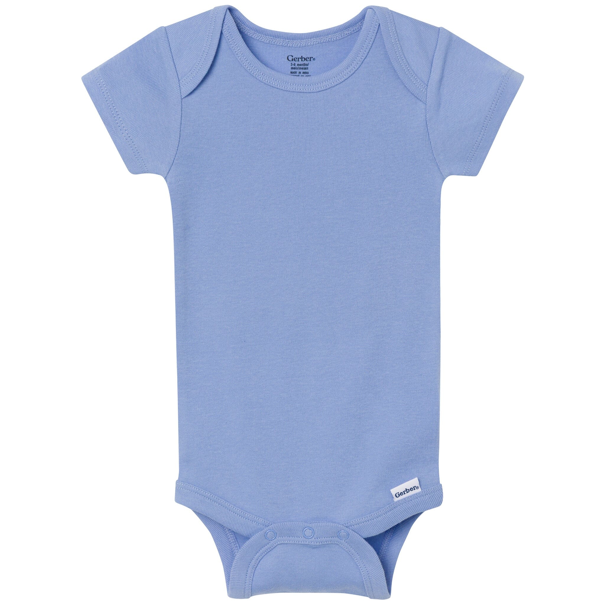 8-Pack Baby Boys Earth Rainbow Short Sleeve Bodysuits - Image 9