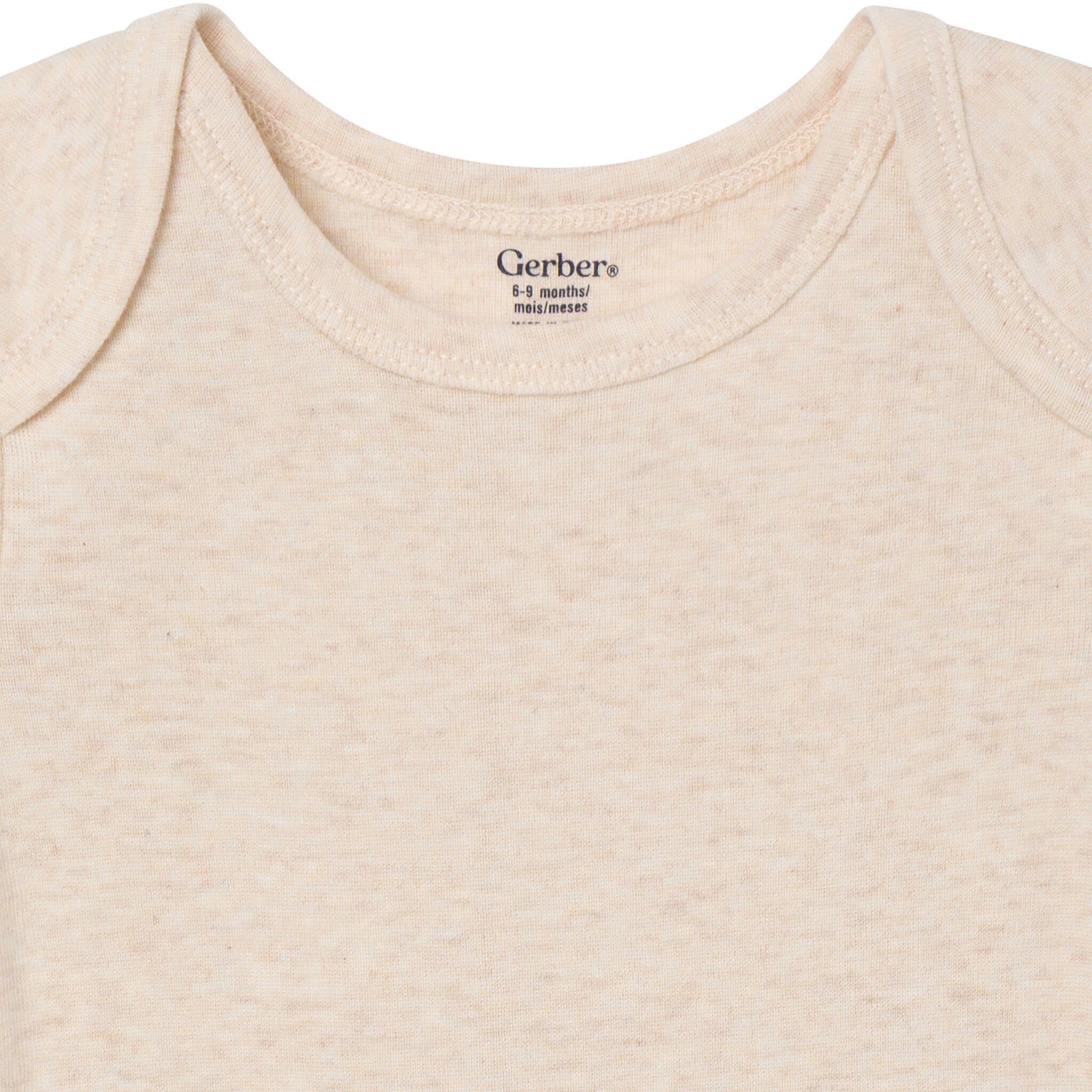 8-Pack Baby Neutral Neutral Tones Short Sleeve Bodysuits - Image 3