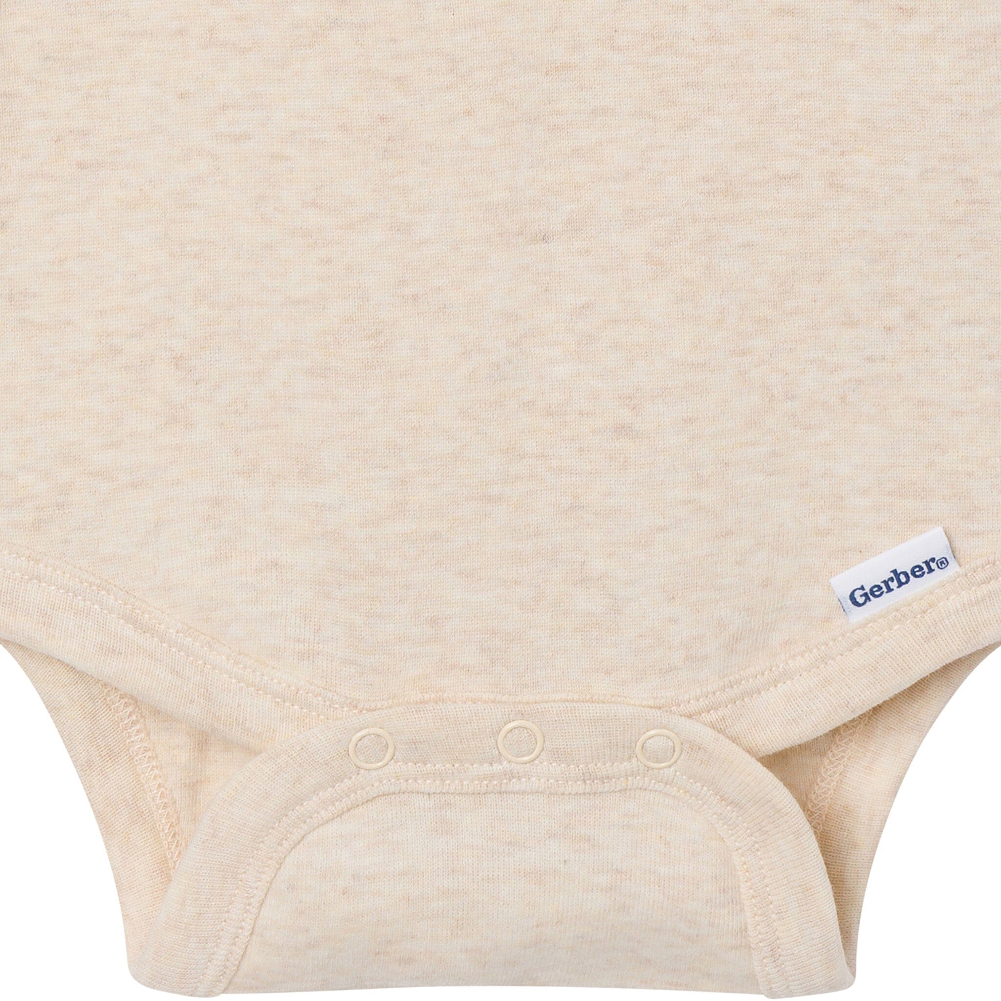 8-Pack Baby Neutral Neutral Tones Short Sleeve Bodysuits - Image 4