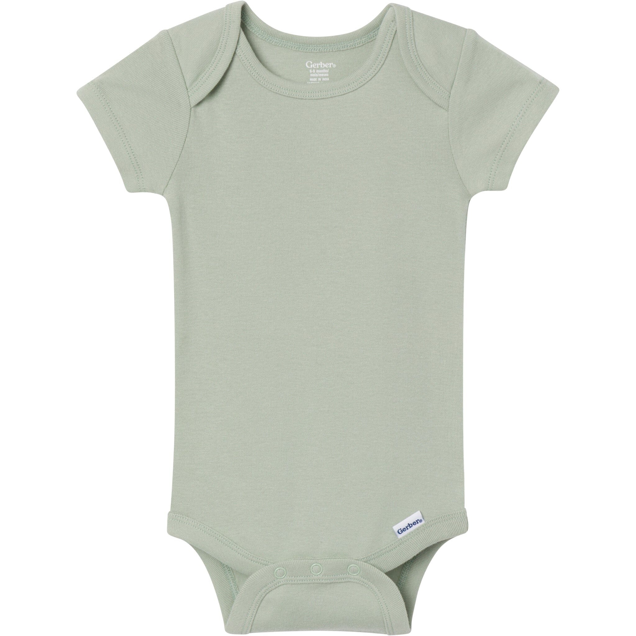 8-Pack Baby Neutral Neutral Tones Short Sleeve Bodysuits - Image 8