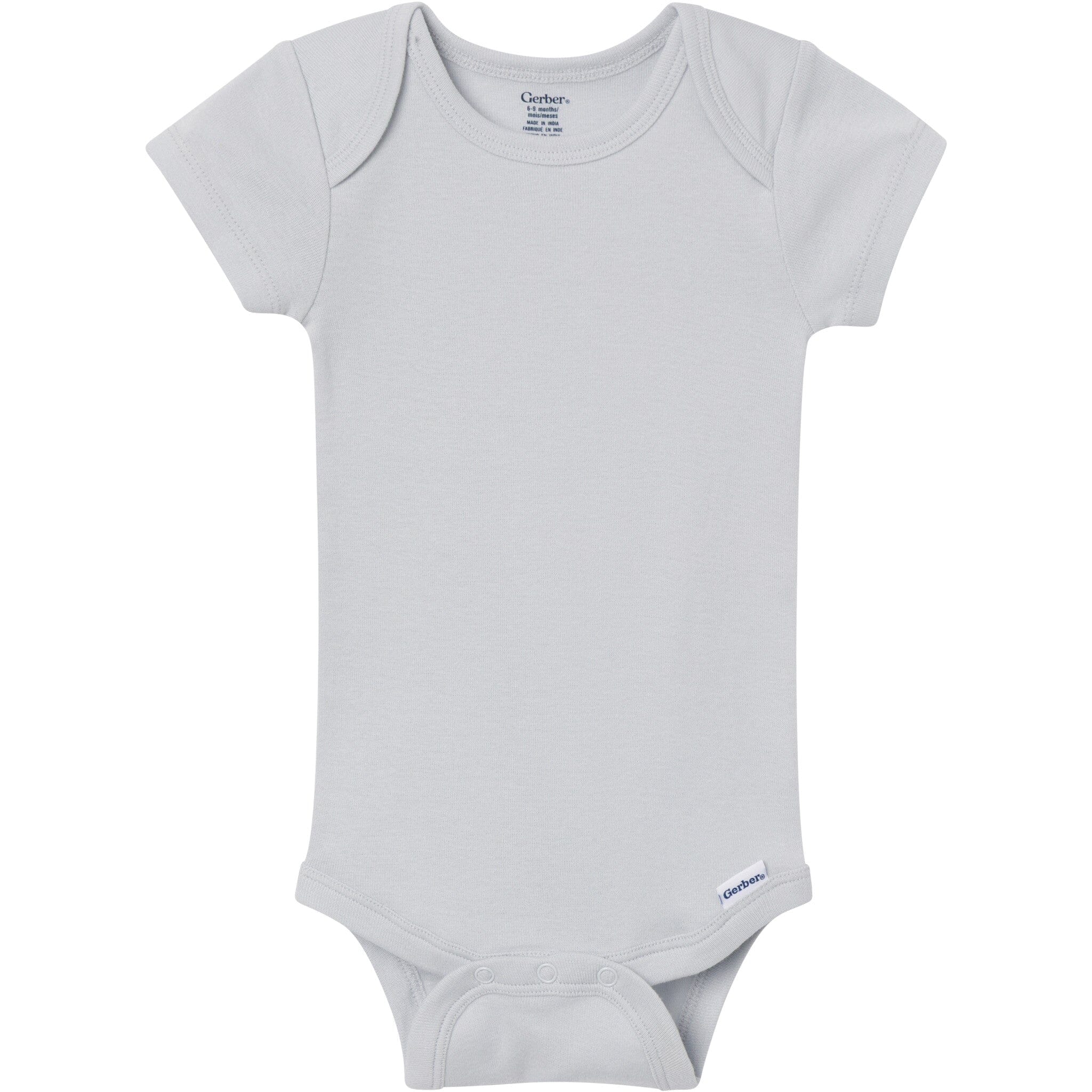 8-Pack Baby Neutral Neutral Tones Short Sleeve Bodysuits - Image 9