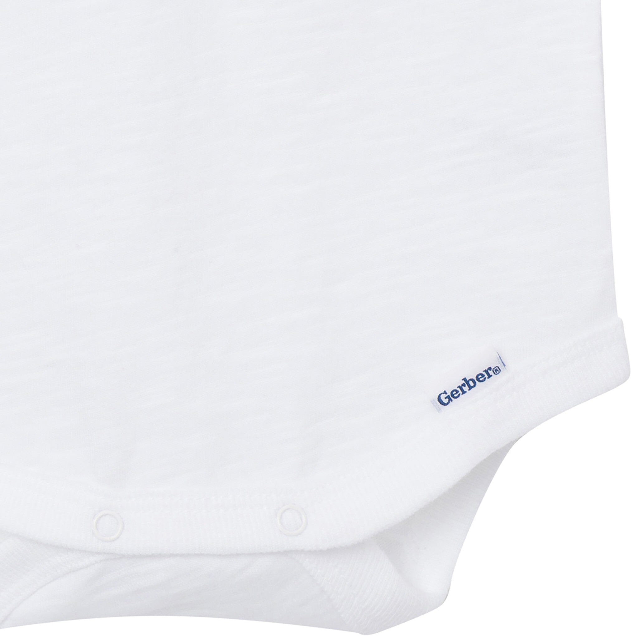 Baby Boys White Polo Bodysuit - Image 4