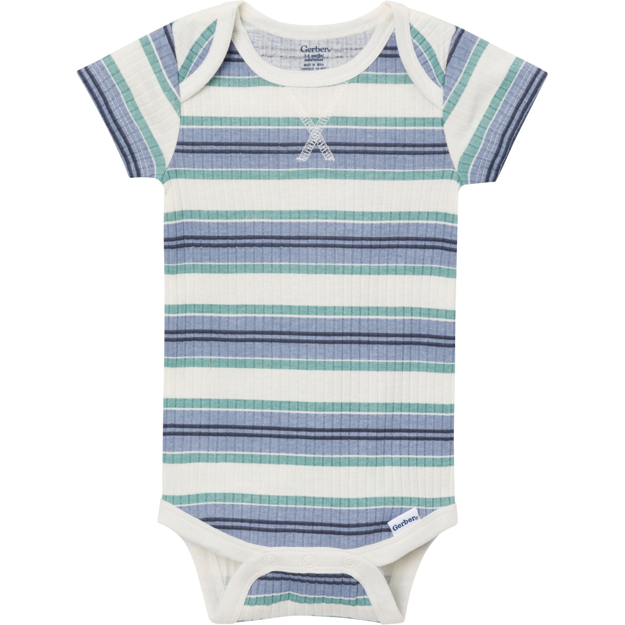 4-Pack Baby Boys Catch Me Fishing Short Sleeve Bodysuits - Image 5