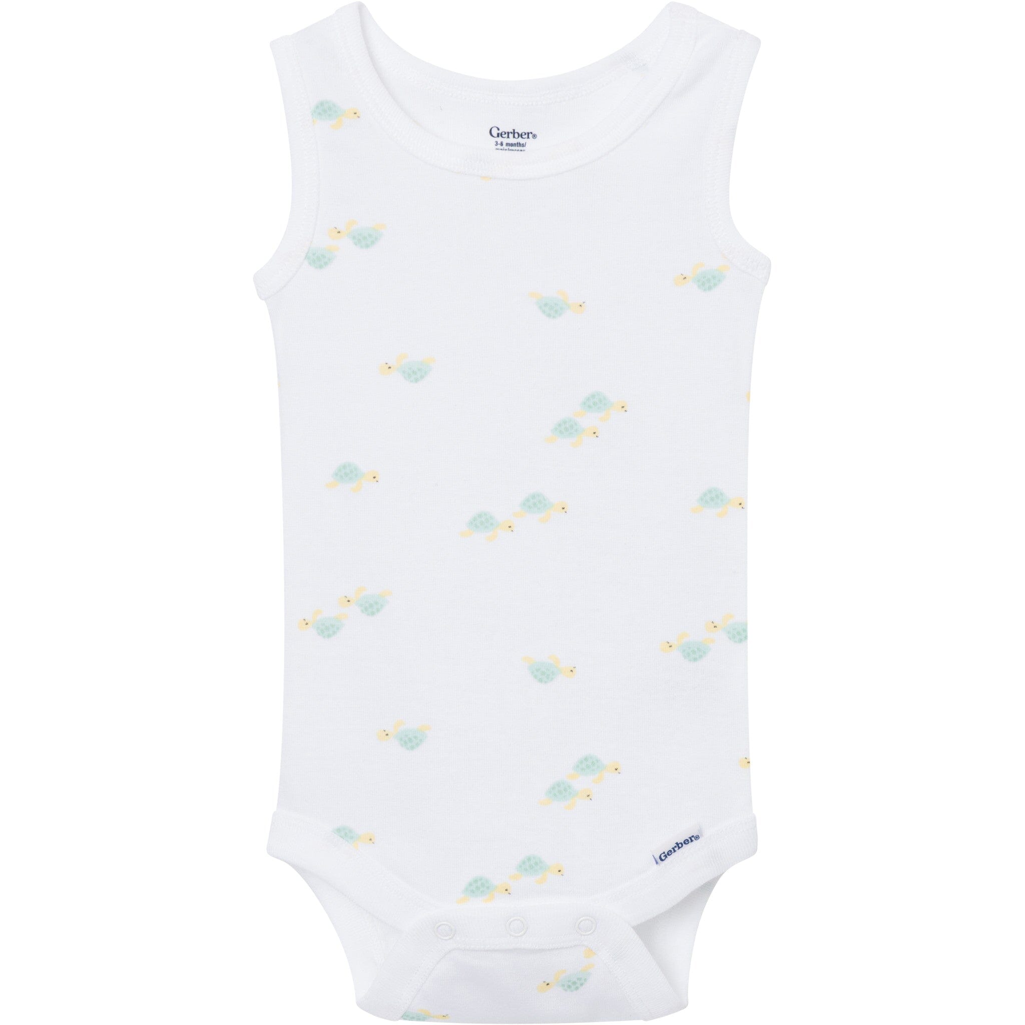 5-Pack Baby Neutral Yellow Sunshine Sleeveless Bodysuits - Image 4