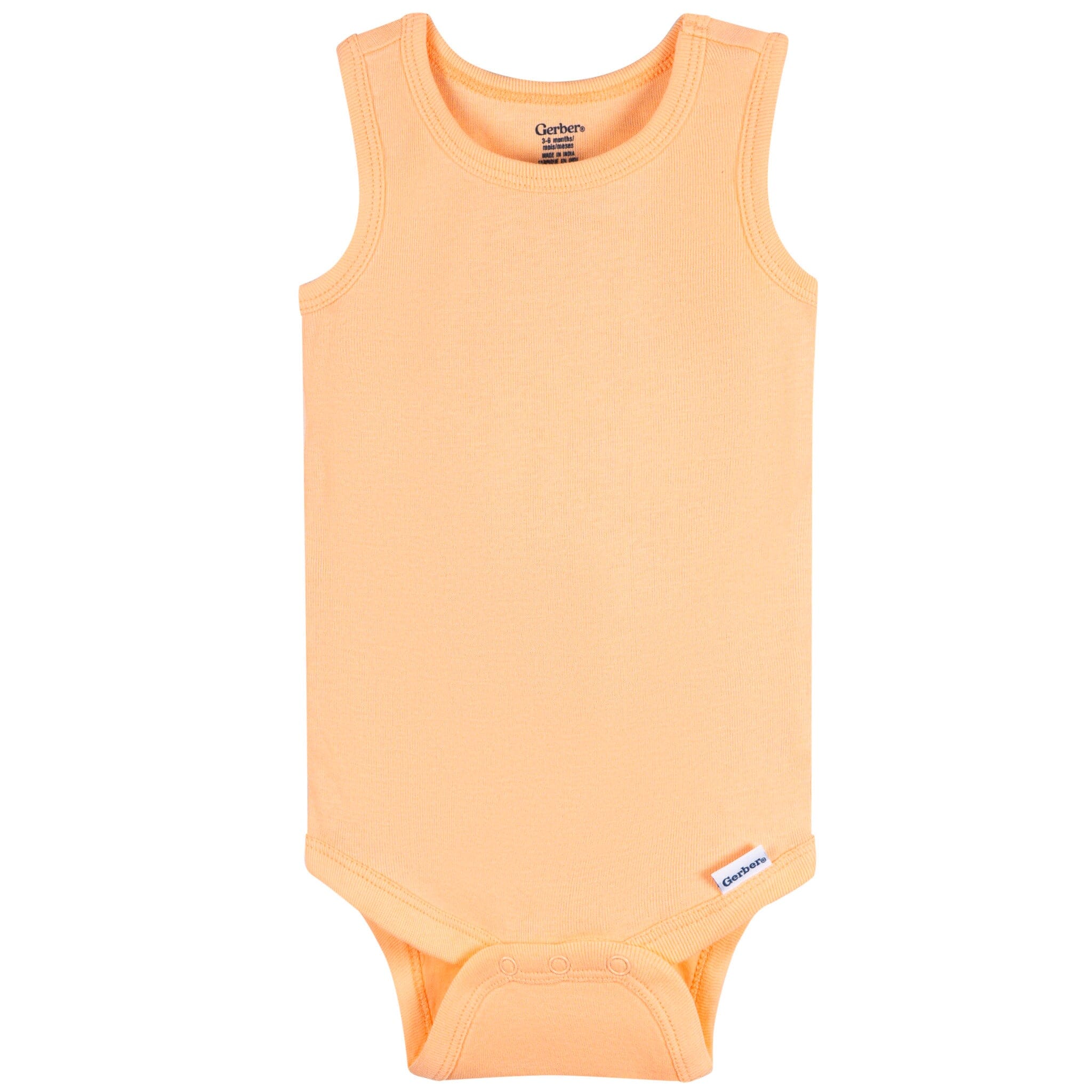 5-Pack Baby Neutral Earthy Neutrals Sleeveless Bodysuits - Image 5