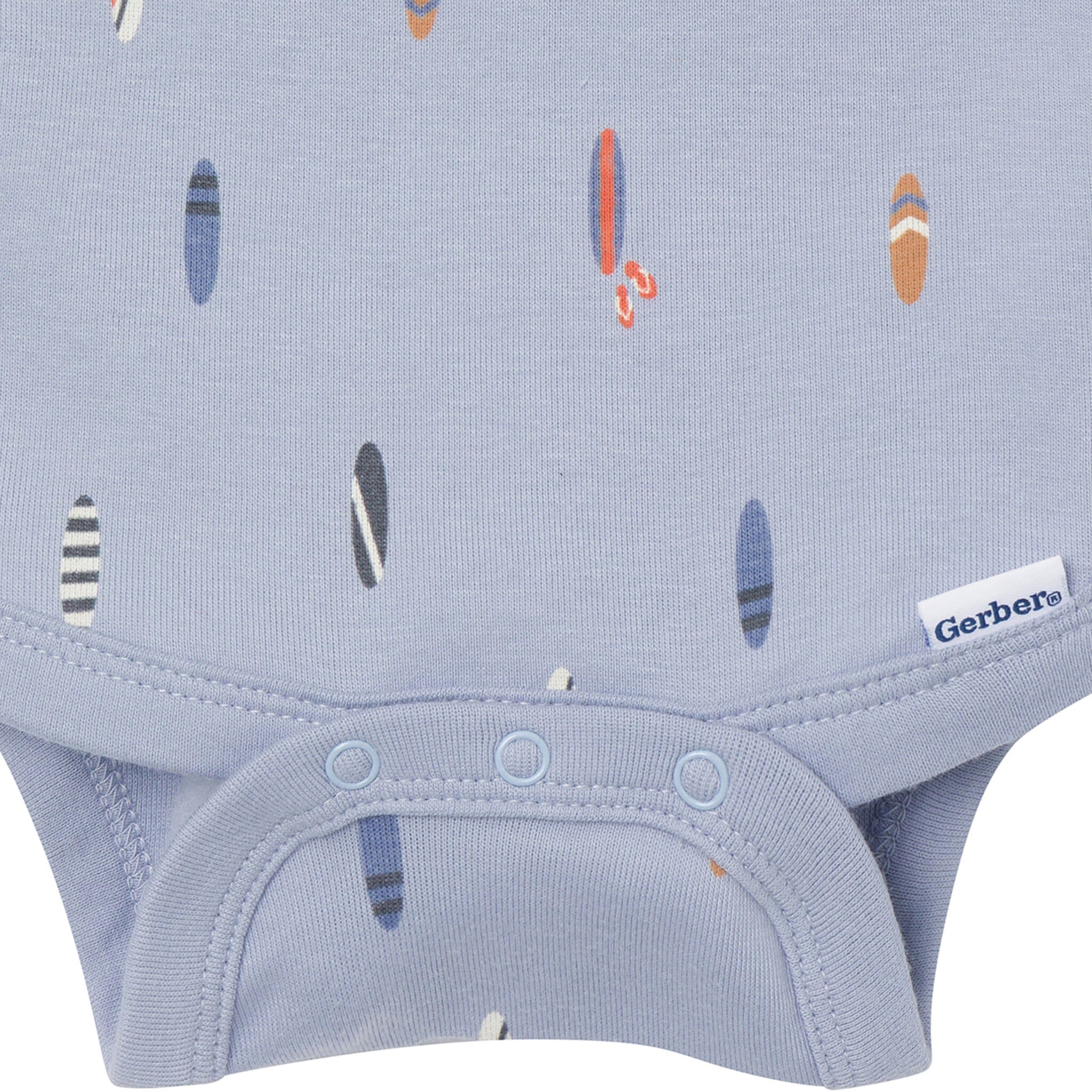 4-Pack Baby Boys Surfer Dude Sleeveless Bodysuits - Image 4