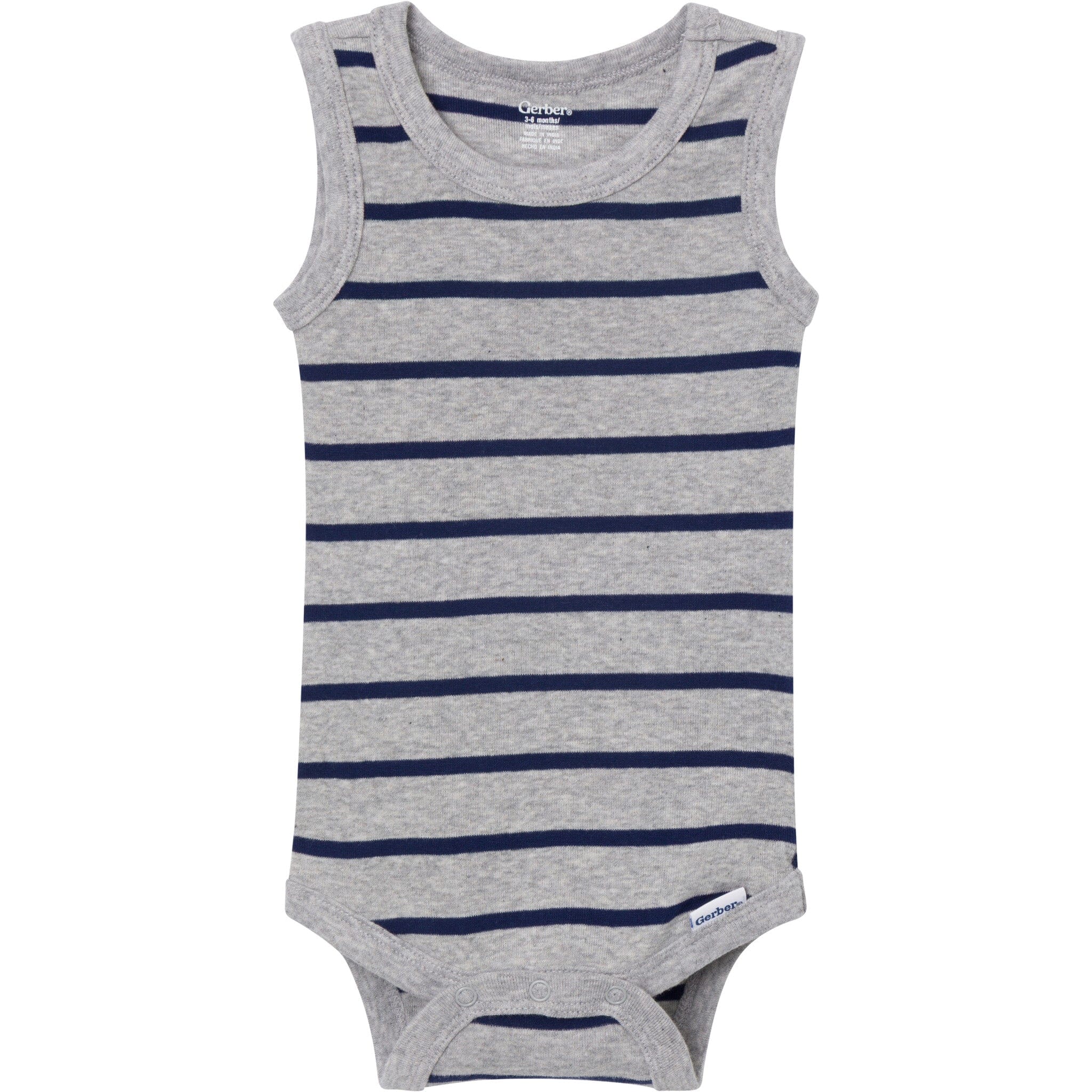 4-Pack Baby Boys Stars & Stripes Sleeveless Bodysuits - Image 5