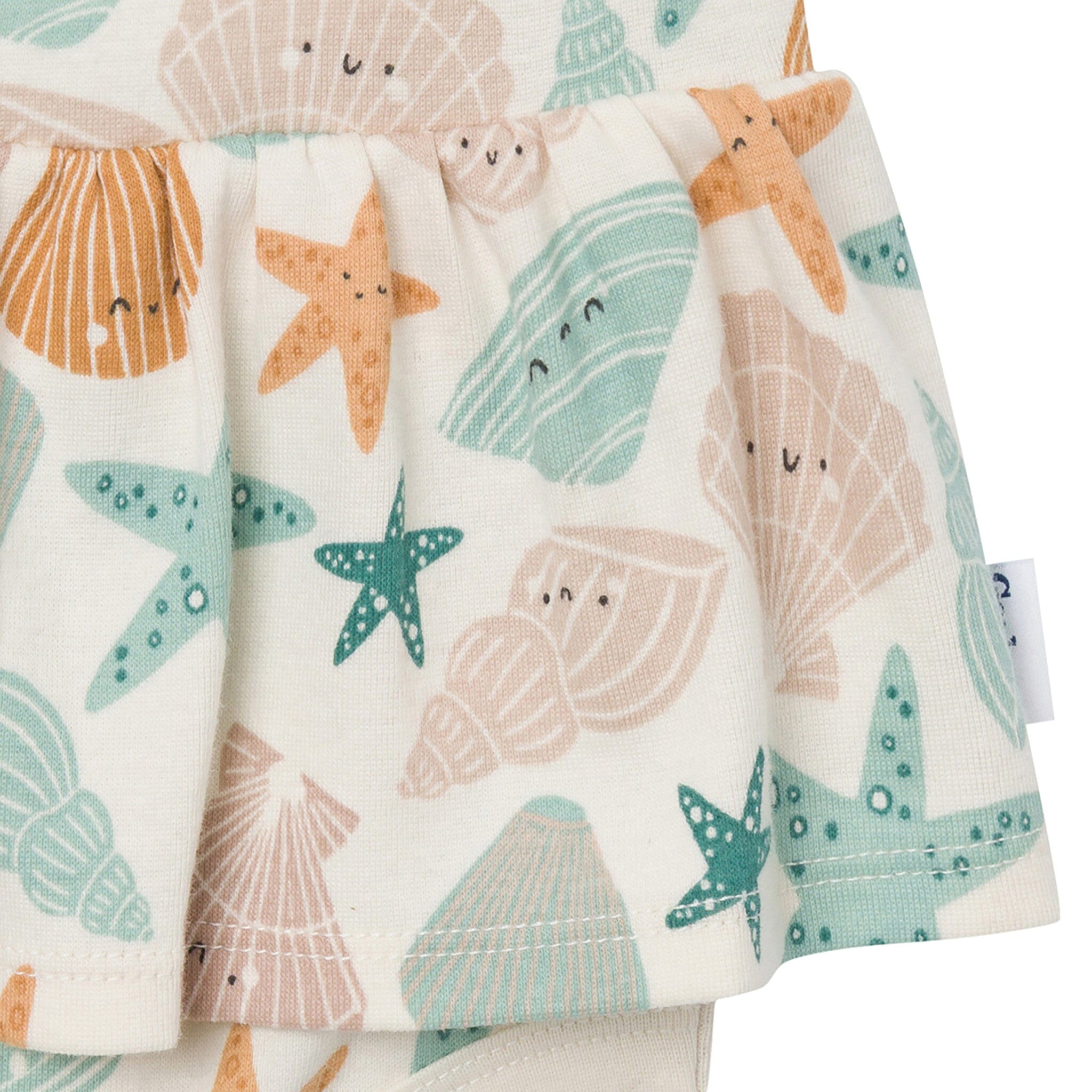 4-Pack Baby Girls Shells Sleeveless Bodysuits - Image 4