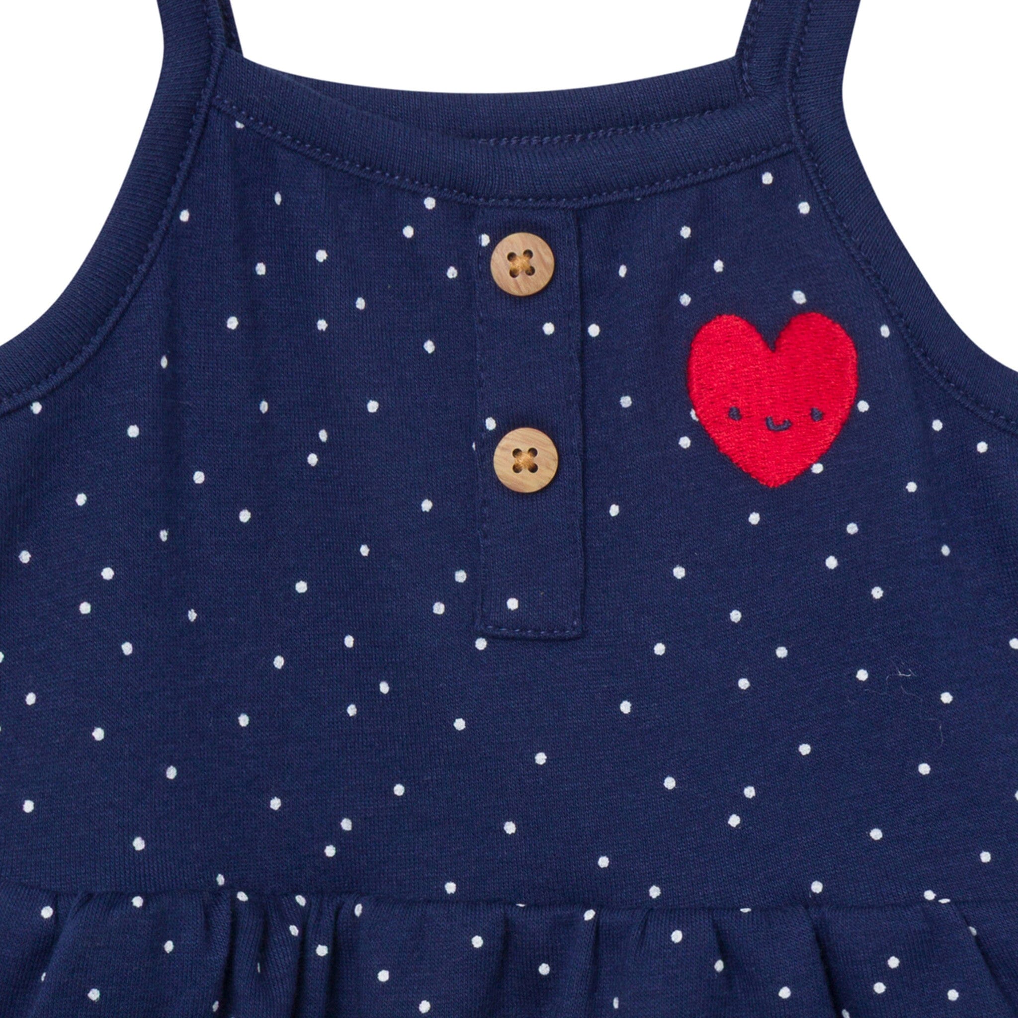 4-Pack Baby Girls Americana Sleeveless Bodysuits - Image 3