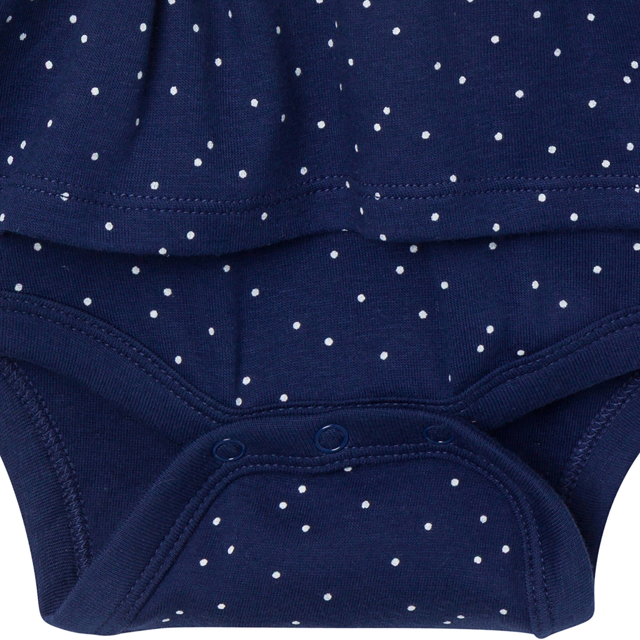 4-Pack Baby Girls Americana Sleeveless Bodysuits - Image 5
