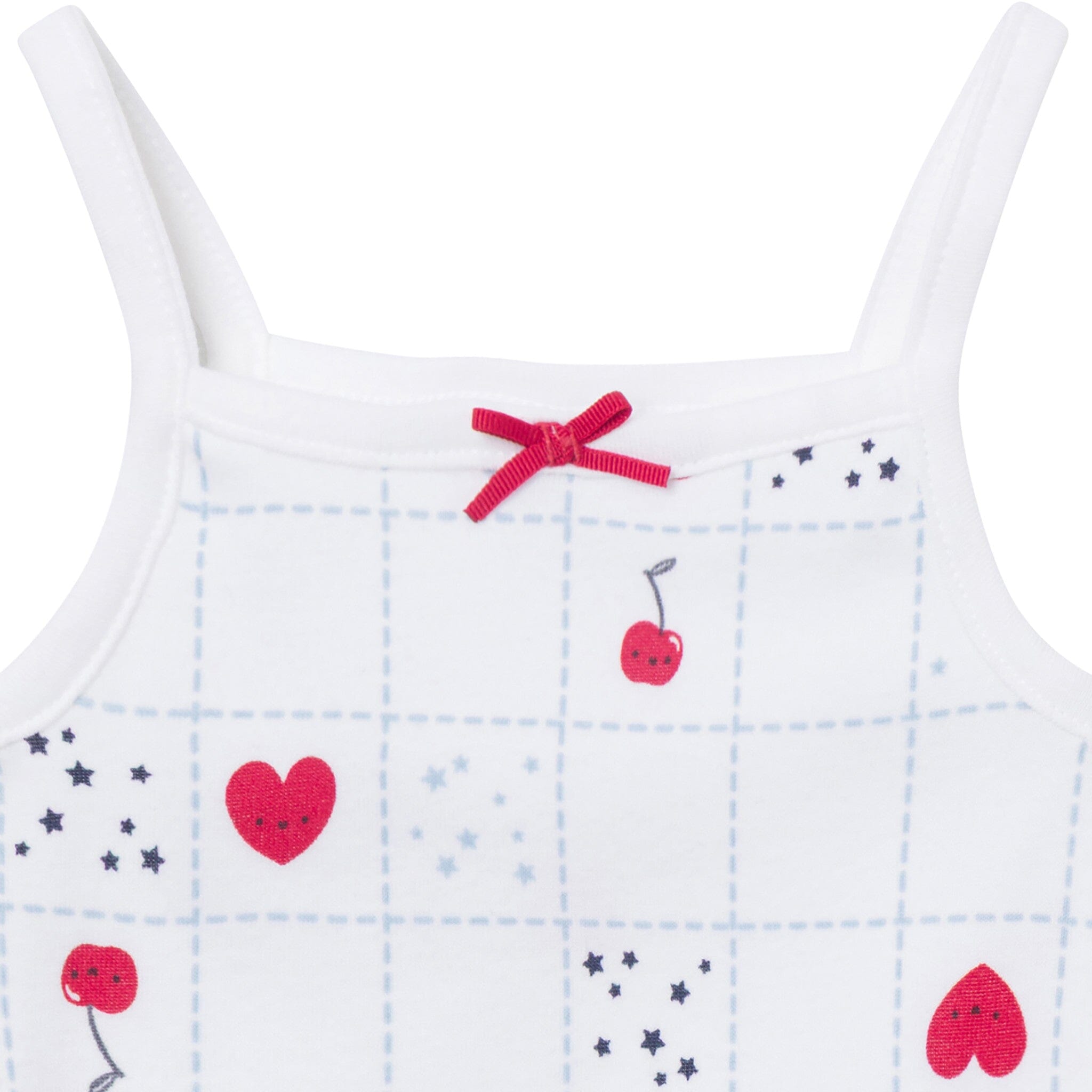 4-Pack Baby Girls Americana Sleeveless Bodysuits - Image 7