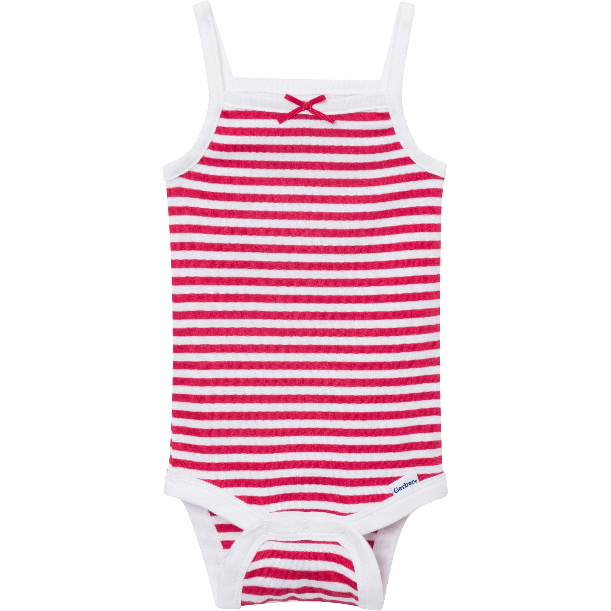 4-Pack Baby Girls Americana Sleeveless Bodysuits - Image 9