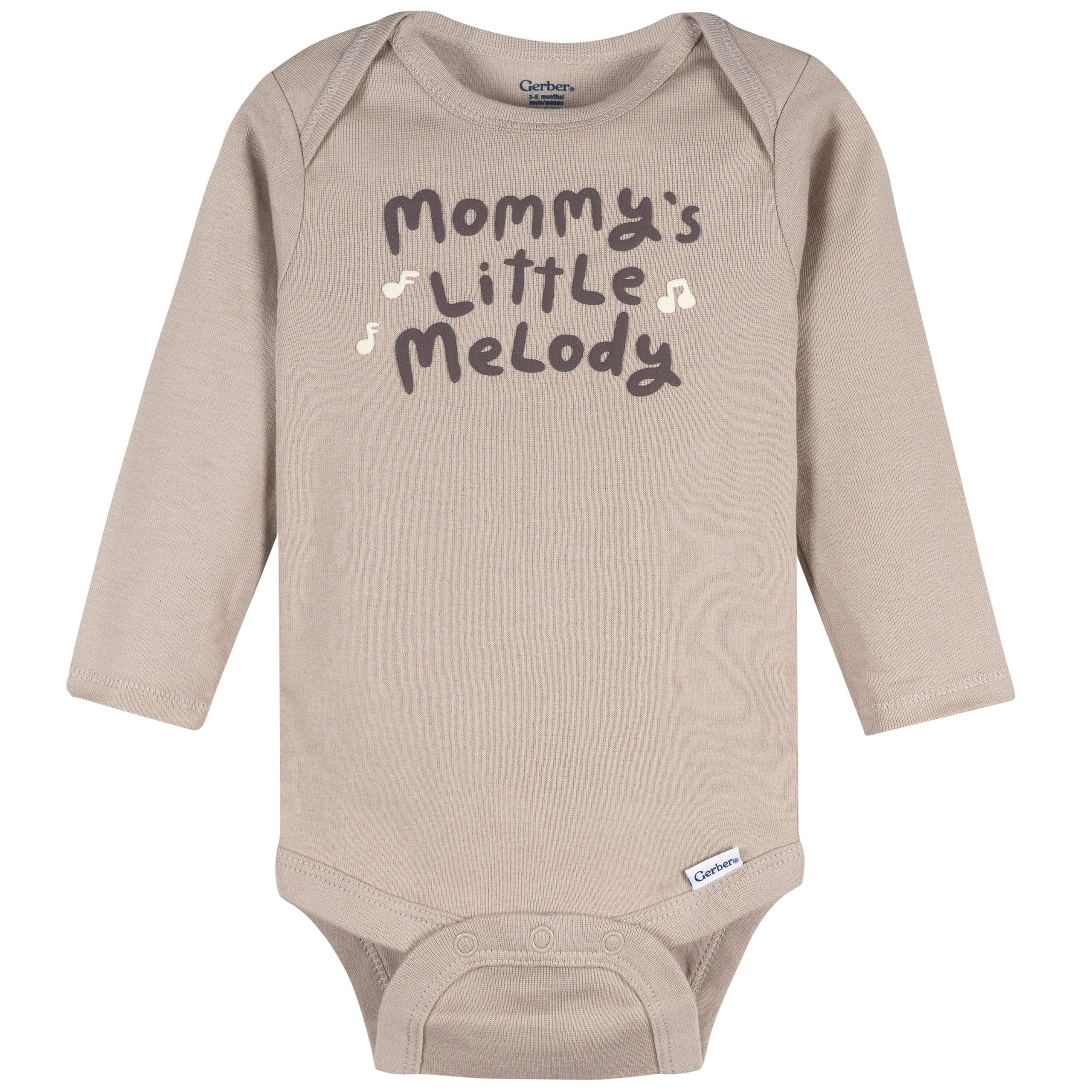 4-Pack Baby Neutral Musical Animals Long Sleeve Onesies® Bodysuits and Sleep 'N Play - Image 3