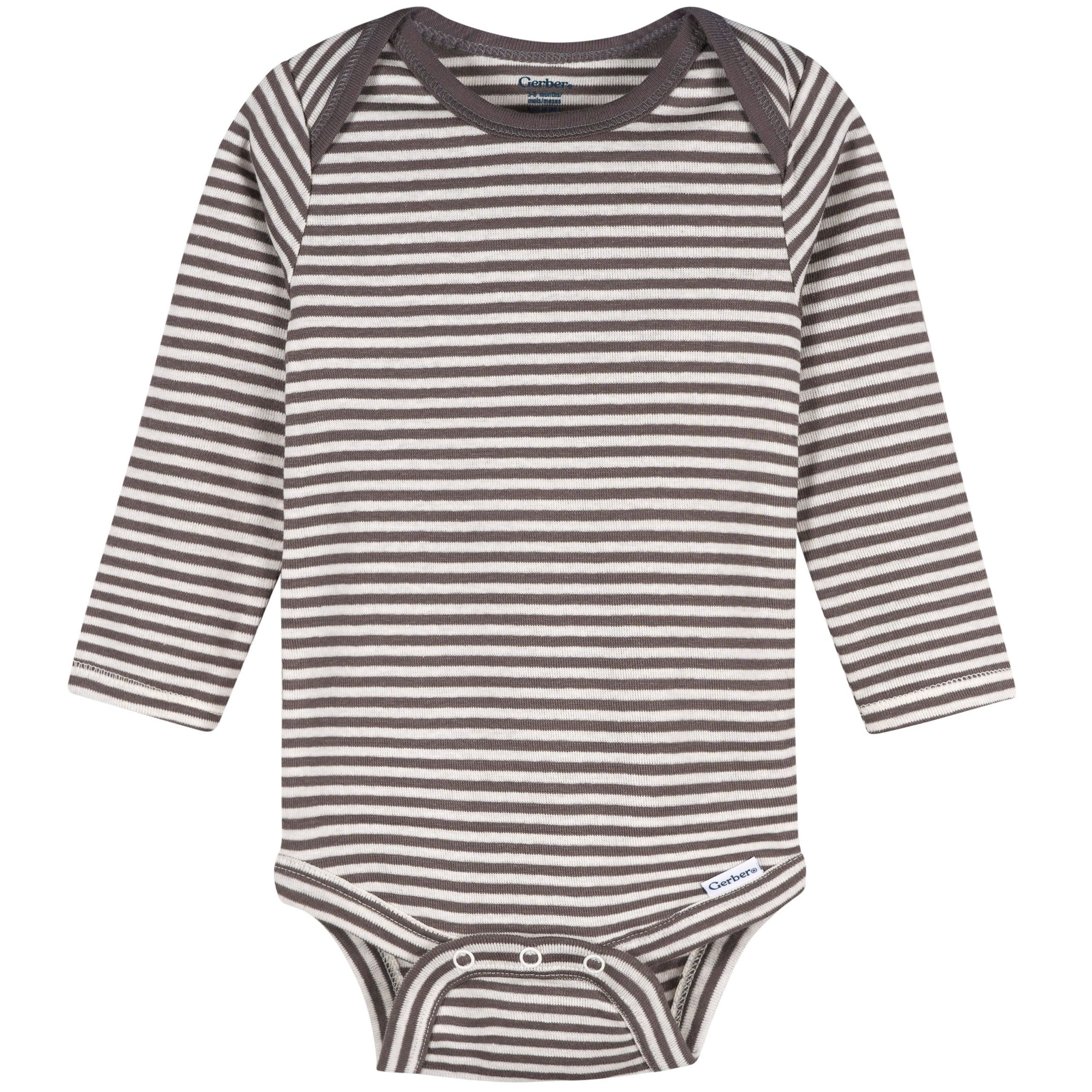 4-Pack Baby Neutral Musical Animals Long Sleeve Onesies® Bodysuits and Sleep 'N Play - Image 4