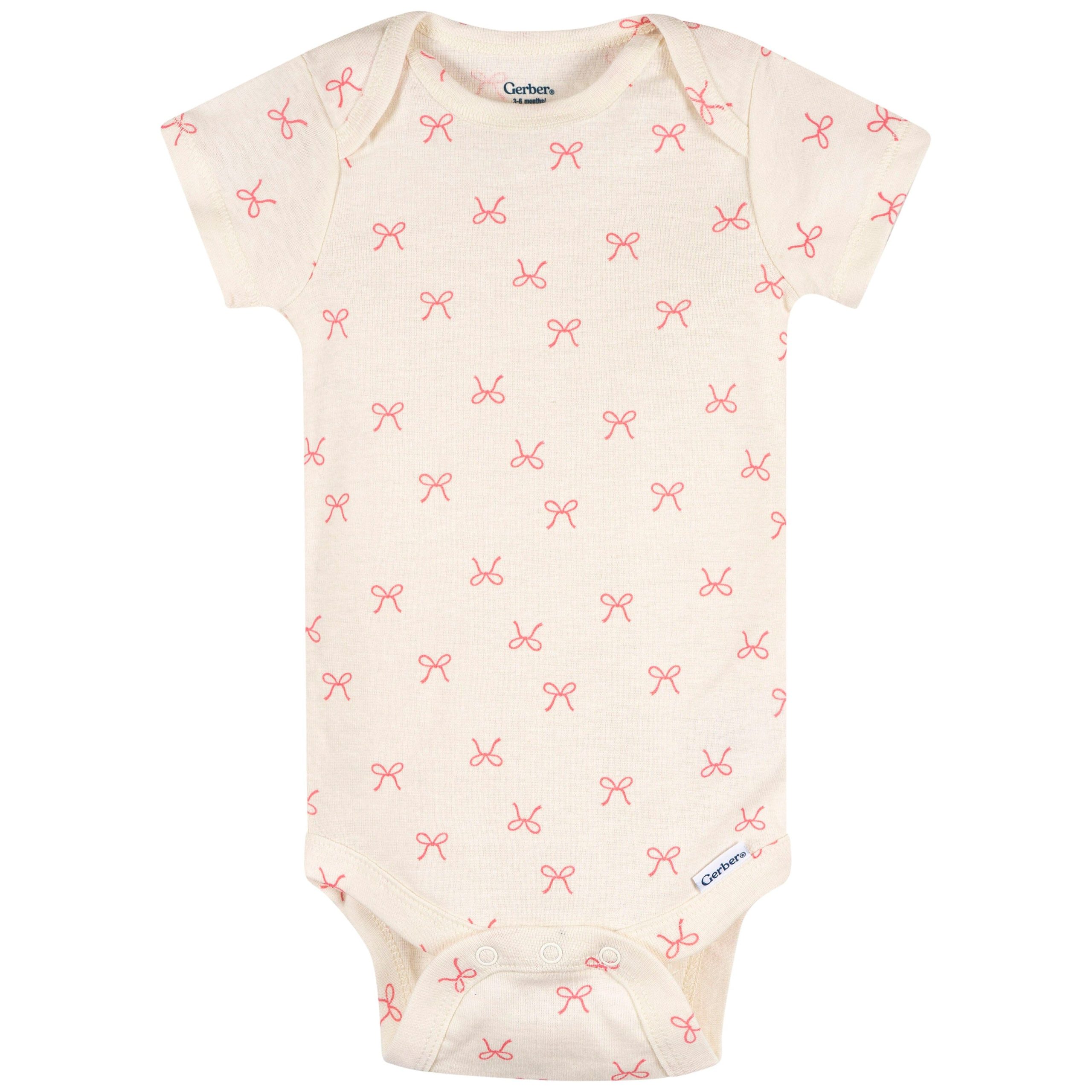 4-Pack Baby Girls Hearts & Dreams Onesies® Bodysuits and Sleep 'N Play - Image 4