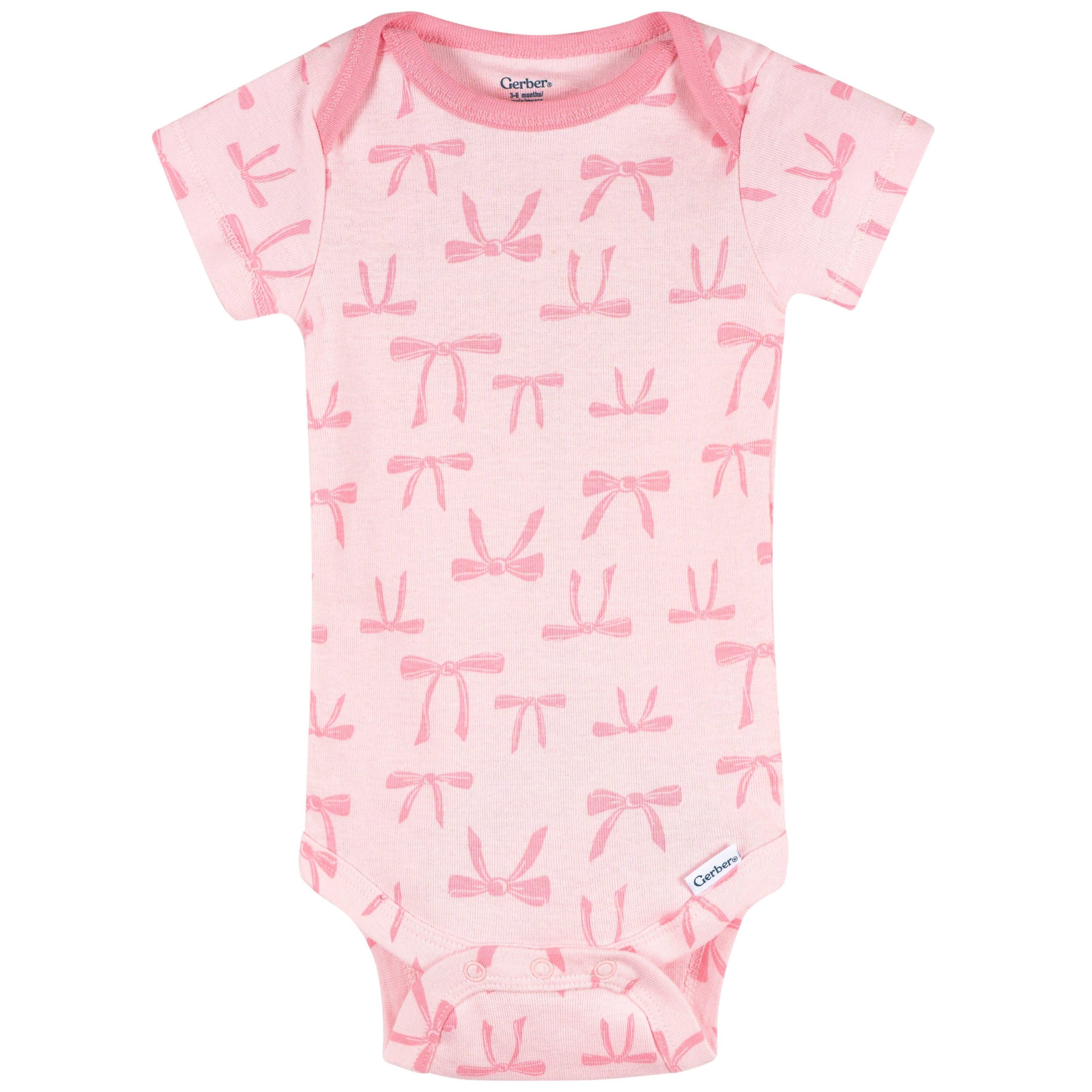 4-Pack Baby Girls Hearts & Dreams Onesies® Bodysuits and Sleep 'N Play - Image 5