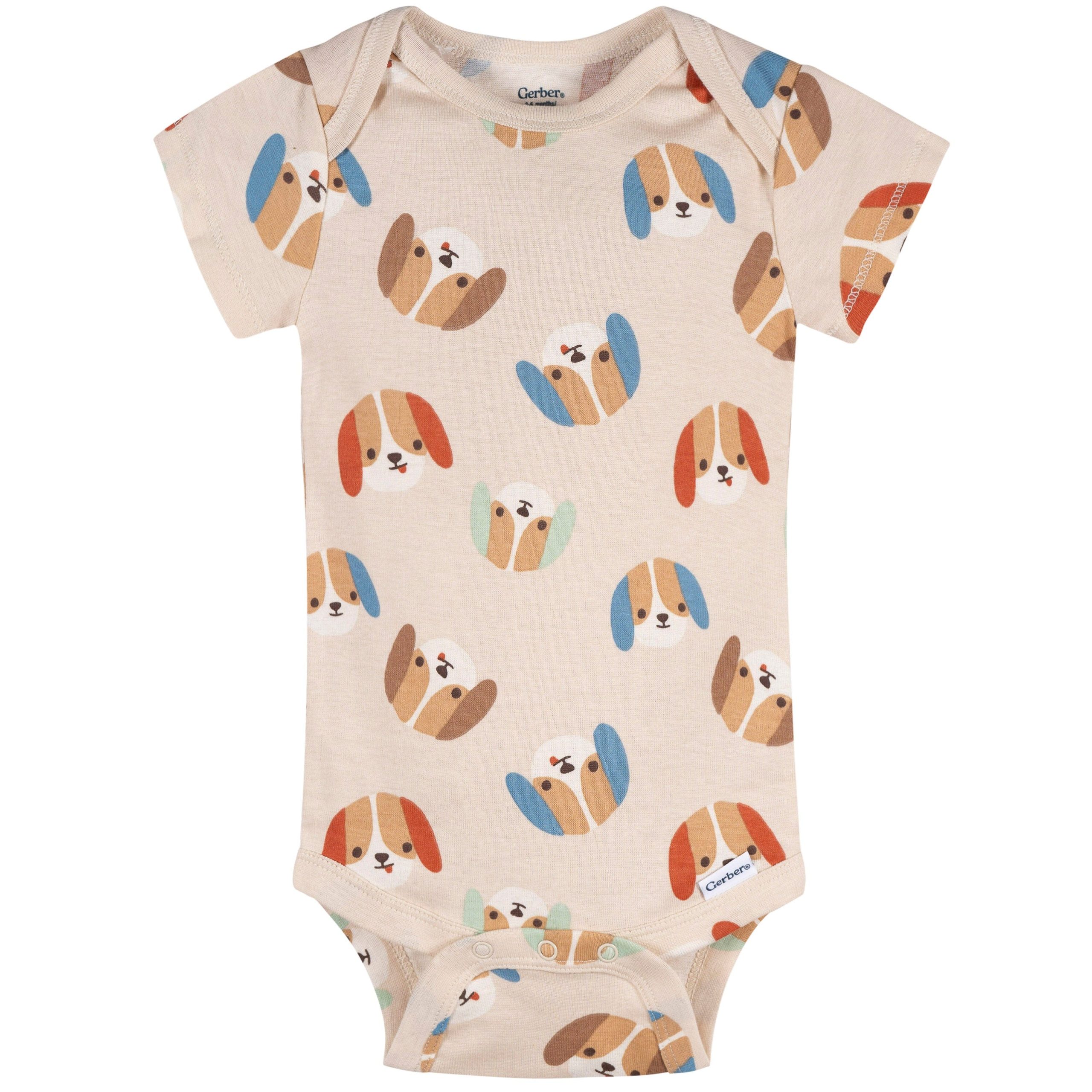 4-Pack Baby Boys Pampered Pups Onesies® Bodysuits and Sleep 'N Play - Image 5