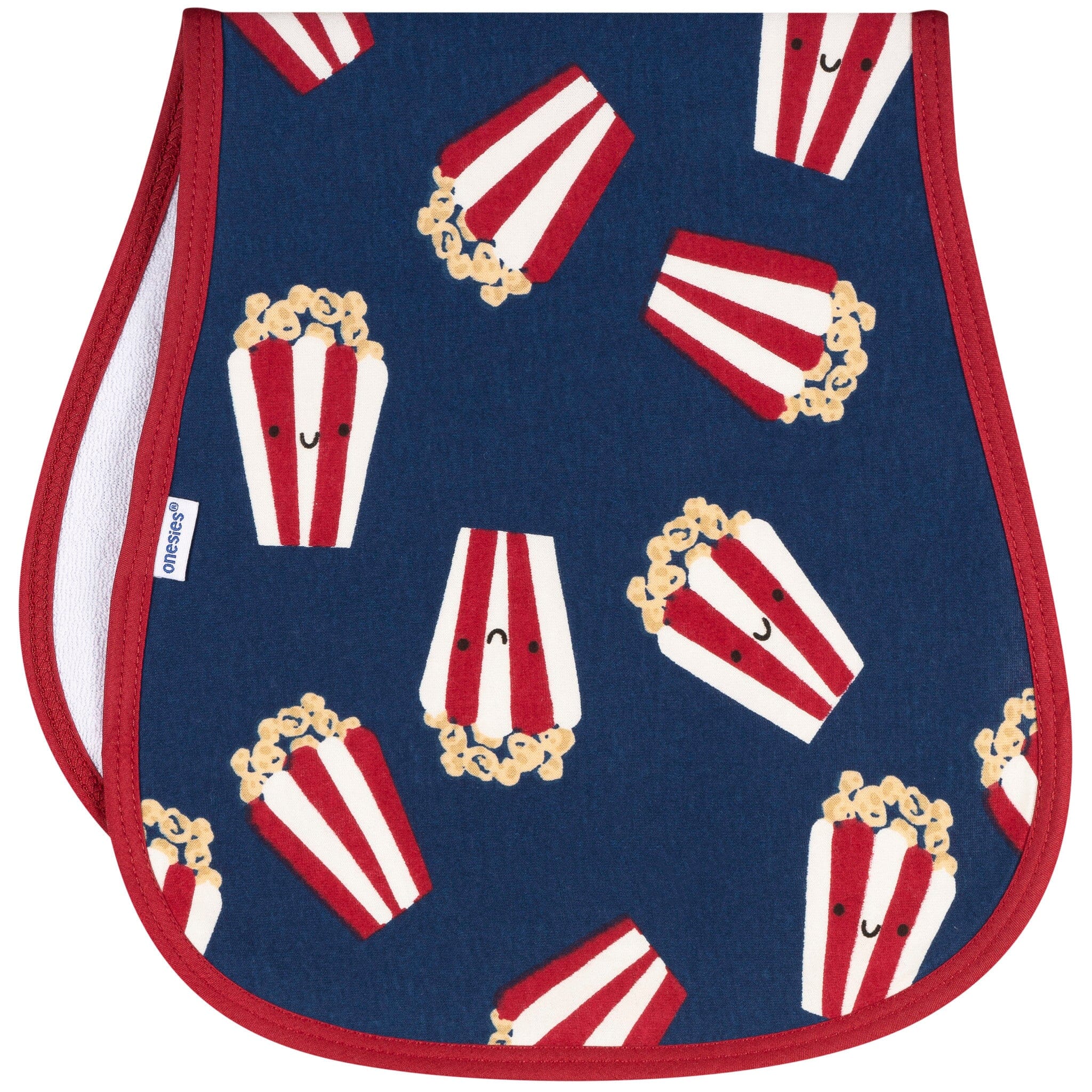 4-Pack Baby Boys Popcorn Burp Cloths - Image 3