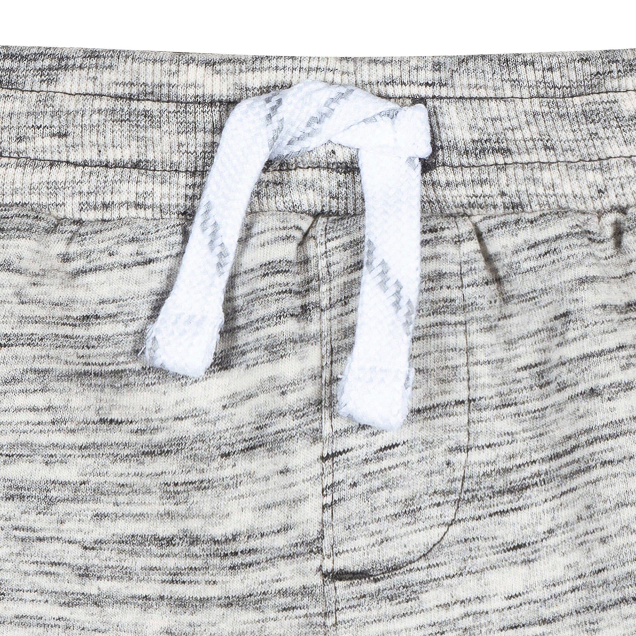 2-Pack Baby & Toddler Boys Grey Raw Edge Knit Shorts - Image 8