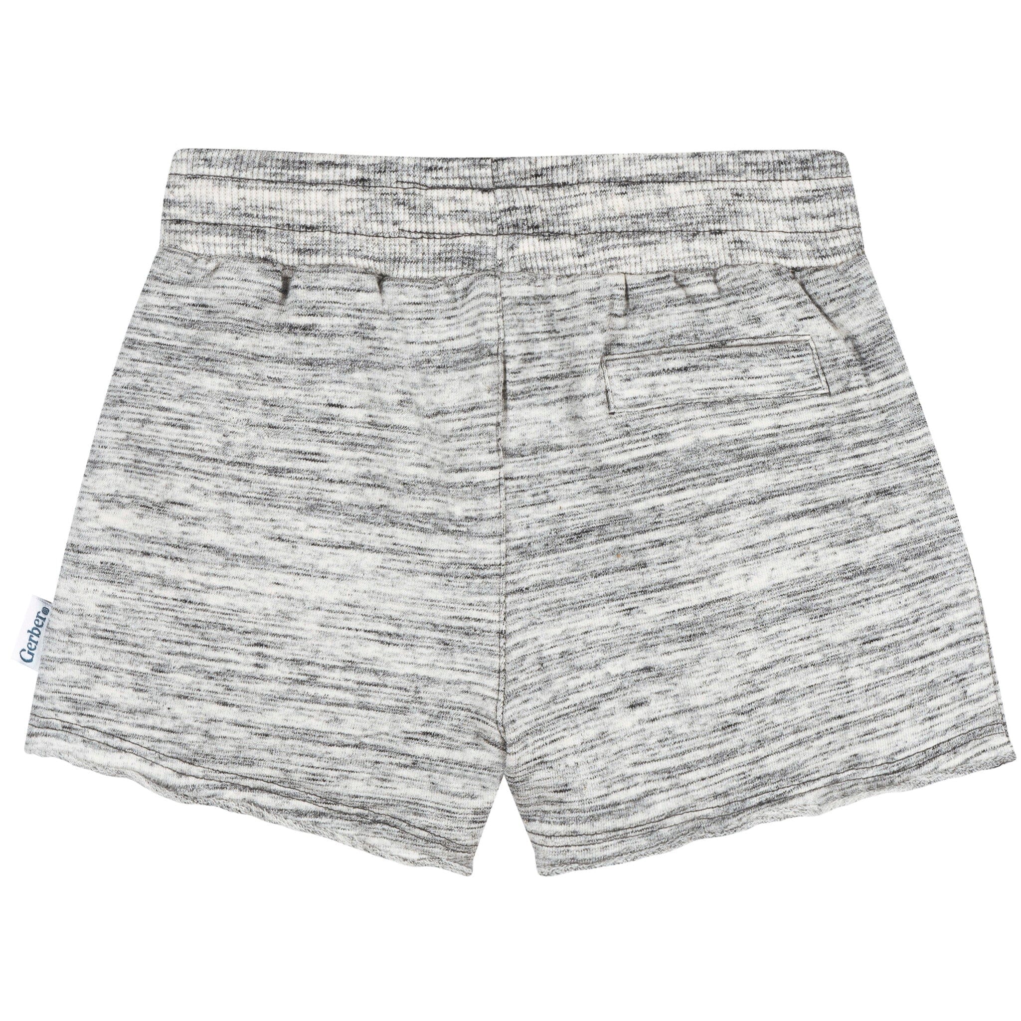 2-Pack Baby & Toddler Boys Grey Raw Edge Knit Shorts - Image 10