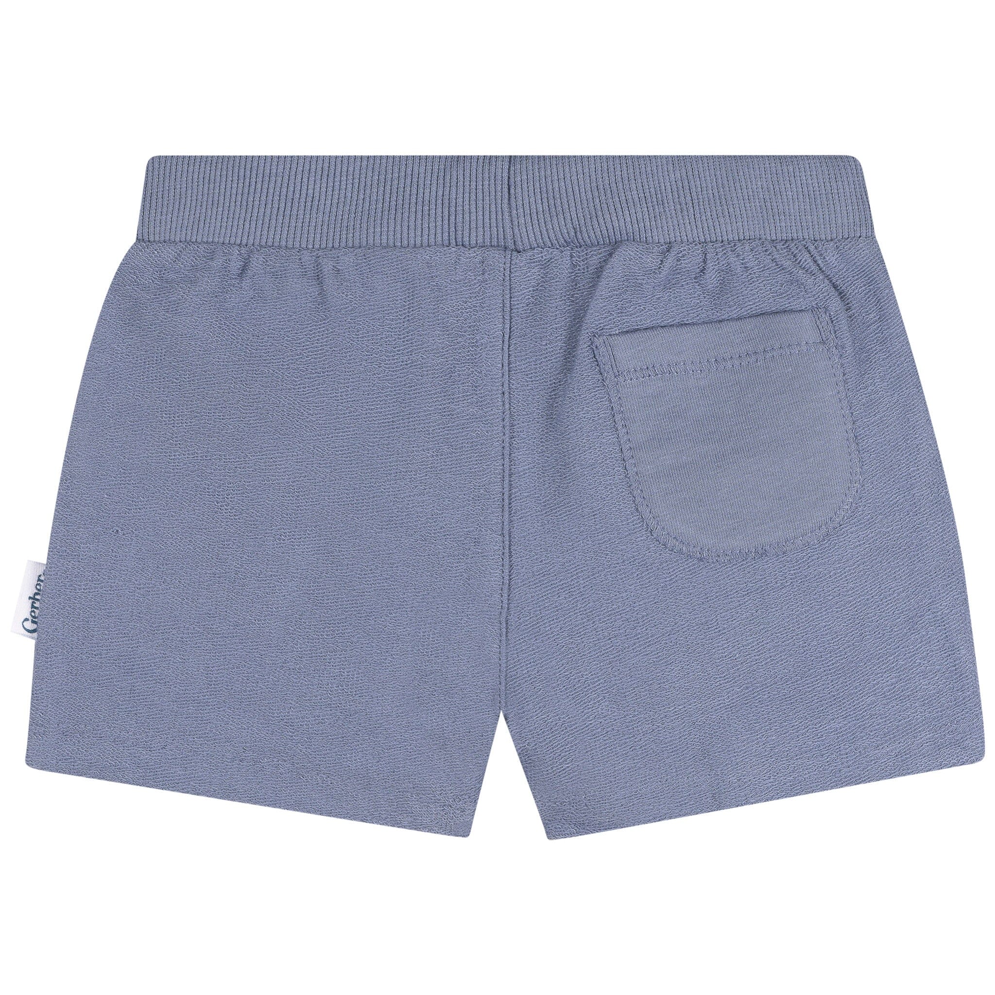 2-Pack Baby & Toddler Boys Blue & Grey Knit Shorts - Image 5