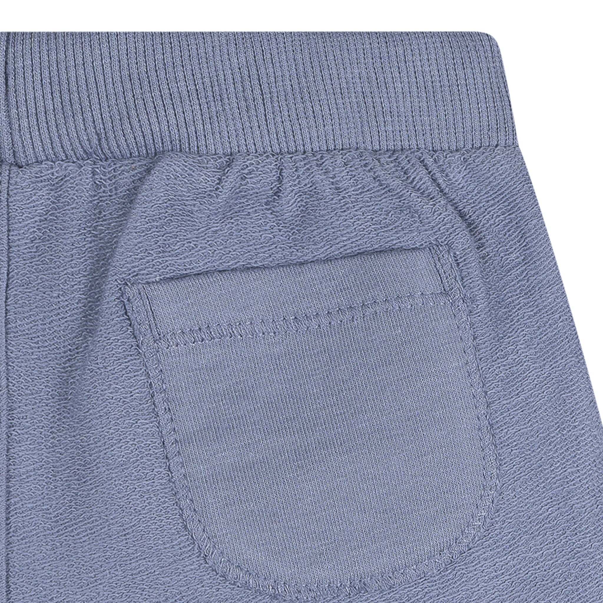 2-Pack Baby & Toddler Boys Blue & Grey Knit Shorts - Image 6