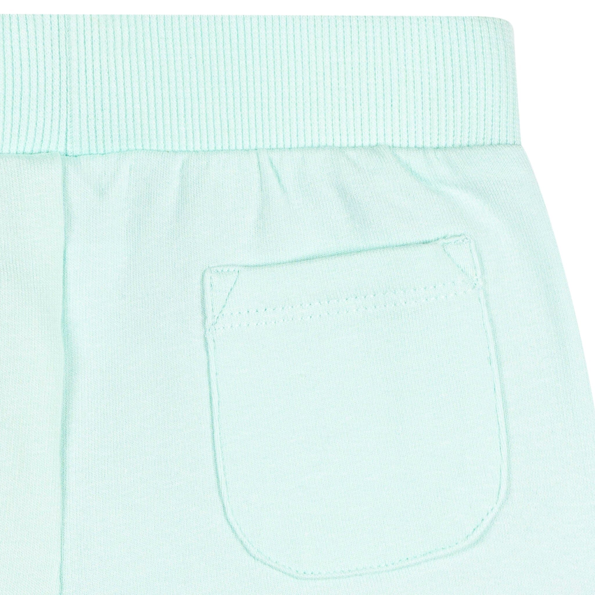 2-Pack Baby & Toddler Girls Aqua & Purple Knit Dolphin Shorts - Image 11