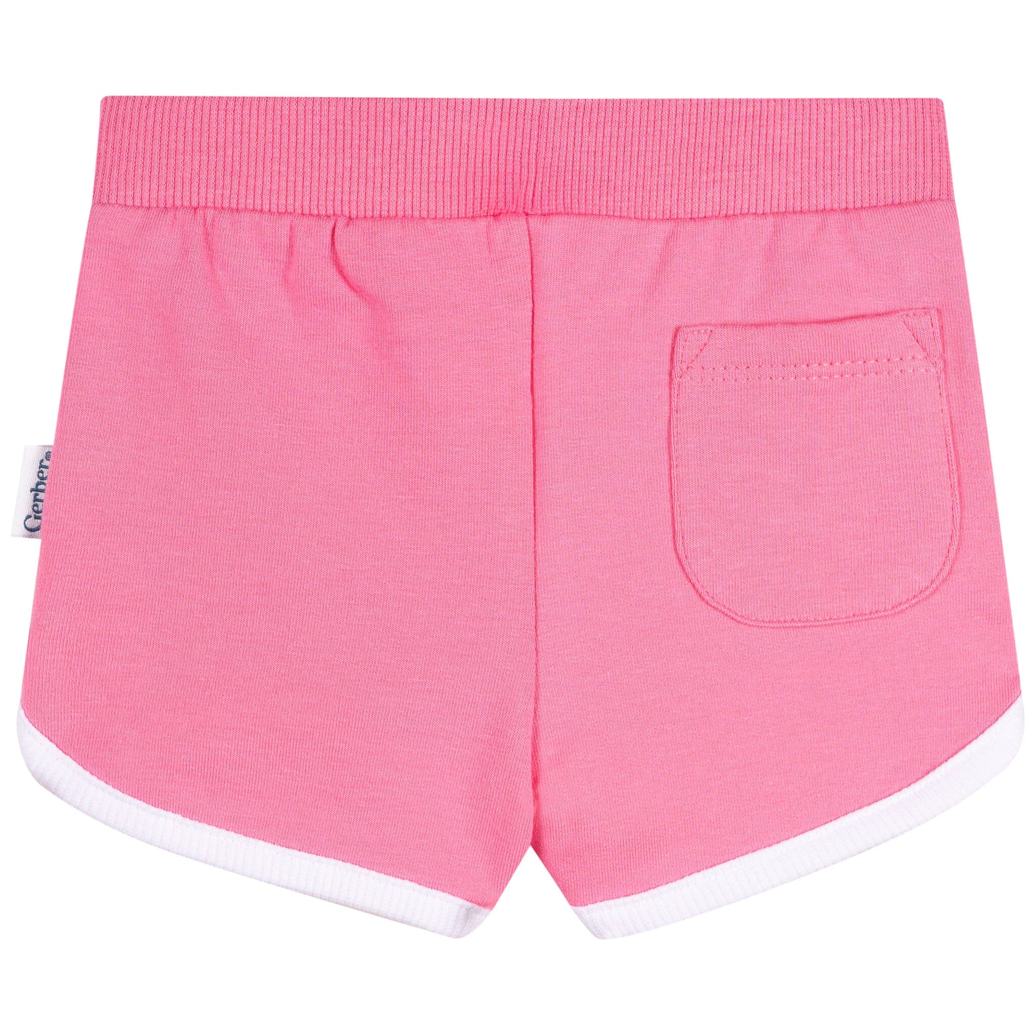 2-Pack Baby & Toddler Girls Green & Pink Knit Dolphin Shorts - Image 10