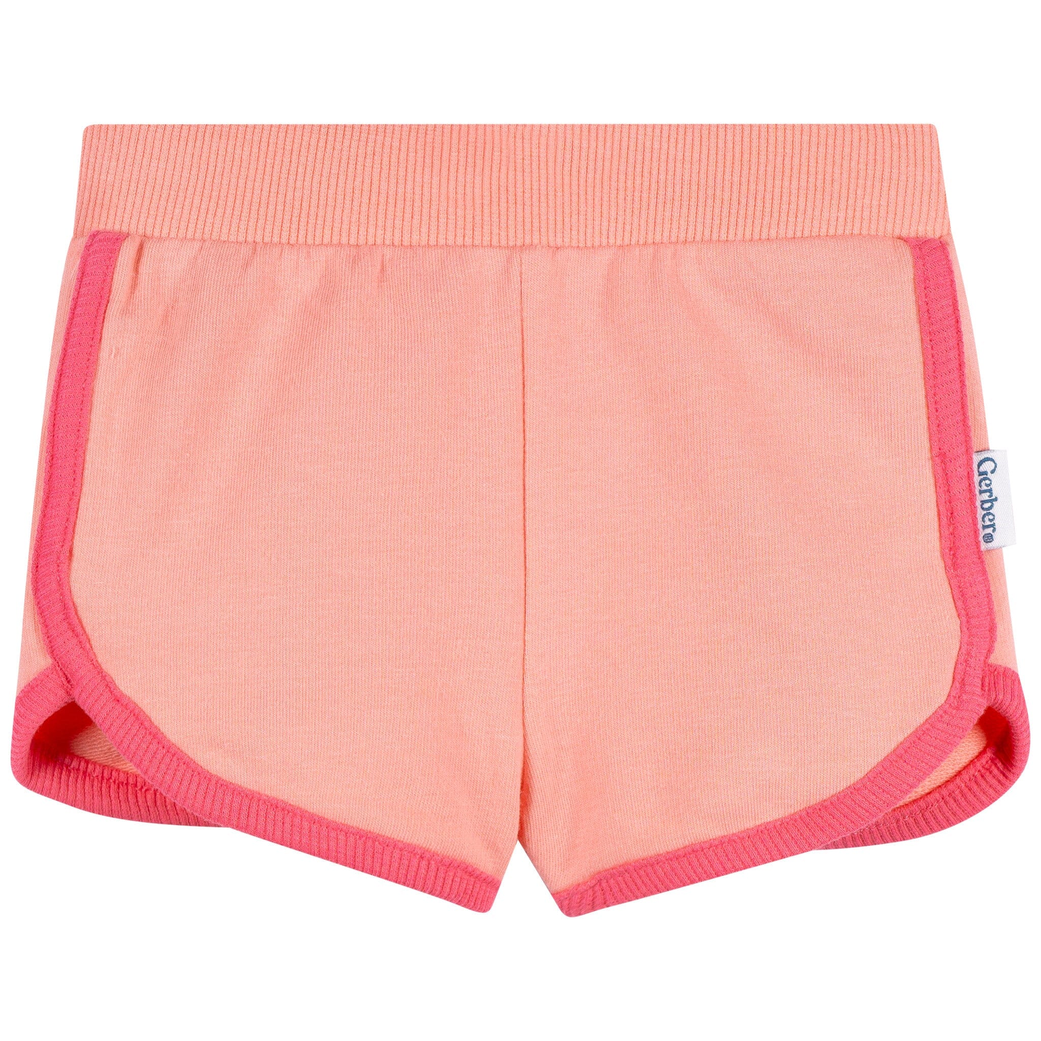 2-Pack Baby & Toddler Girls Pink & Blue Knit Dolphin Shorts - Image 6