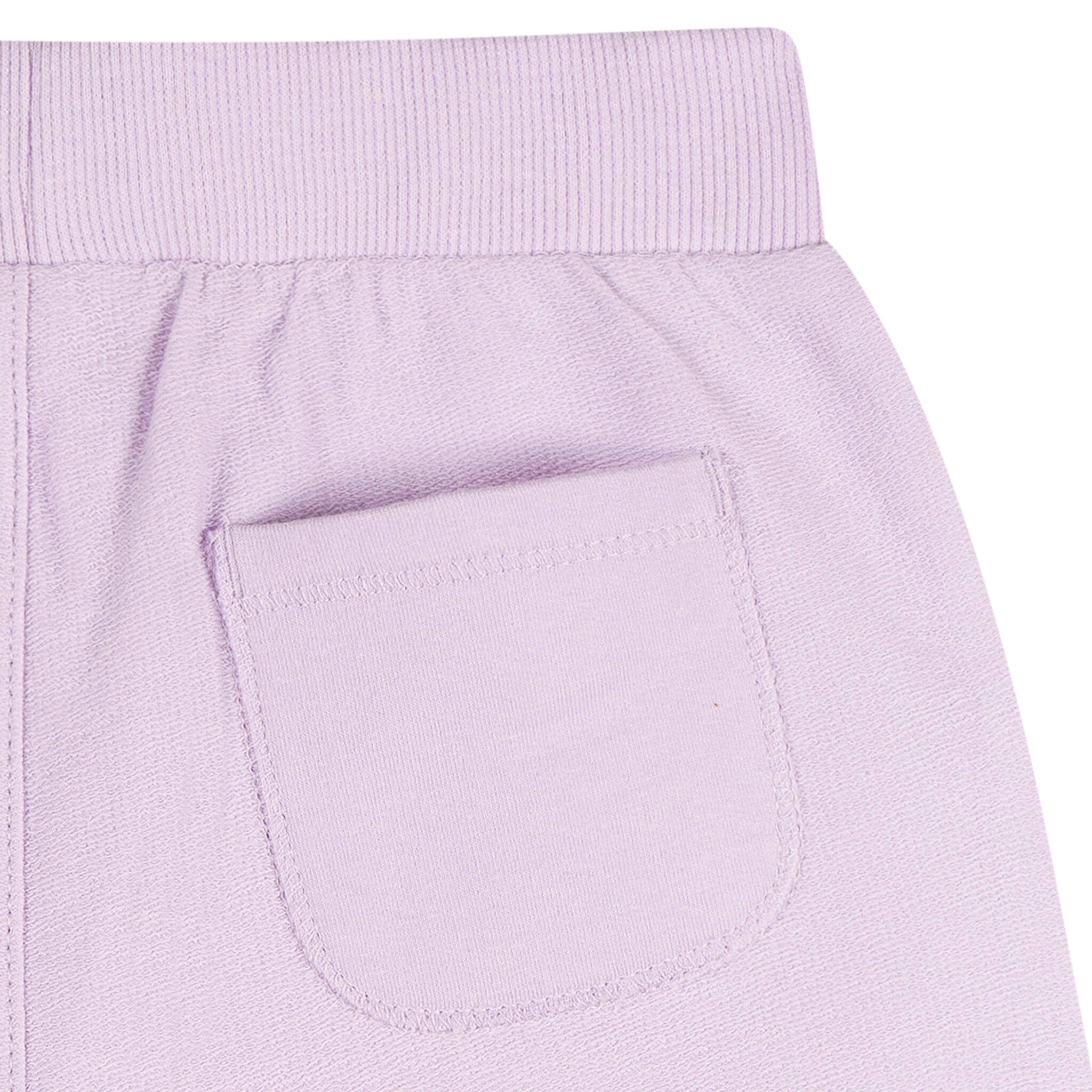 2-Pack Baby & Toddler Girls Pink & Purple Knit Shorts - Image 6
