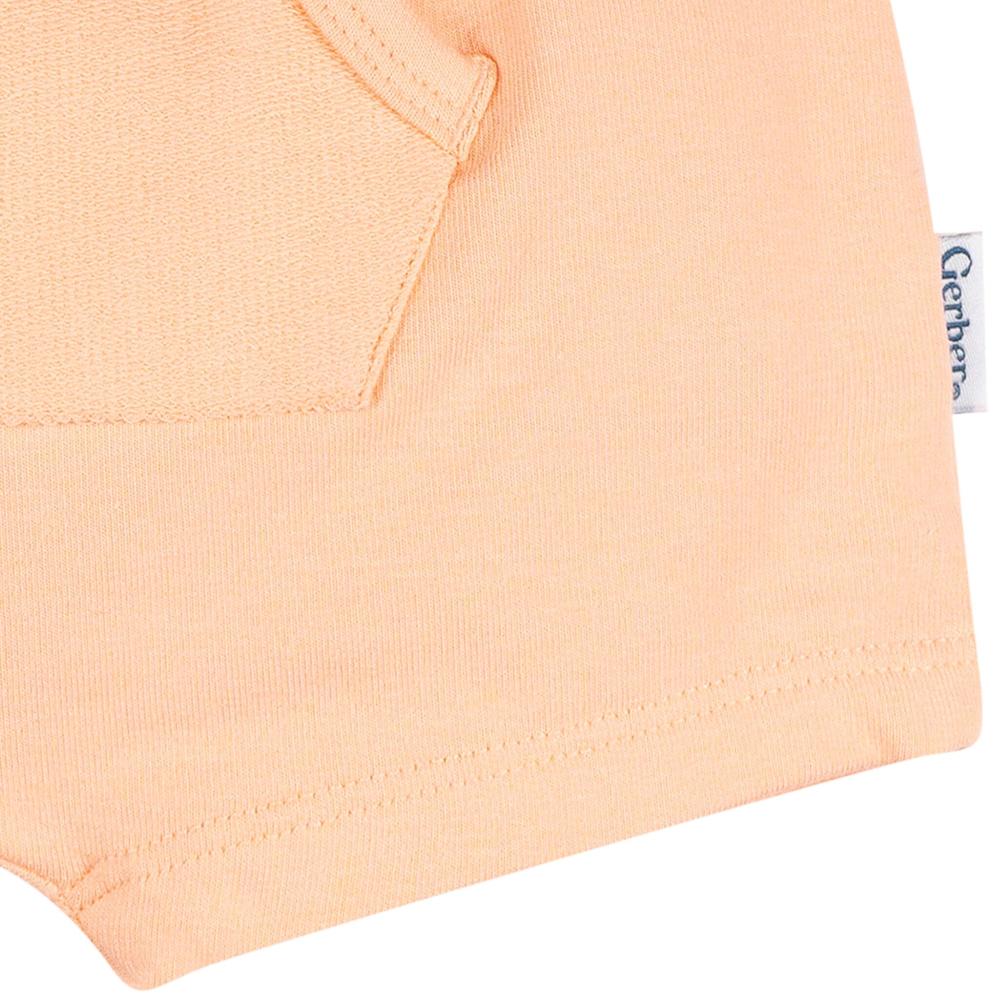 2-Pack Baby Boys Aqua & Peach Shorts - Image 5