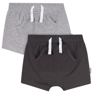 2-Pack Baby Boys Gray Shorts