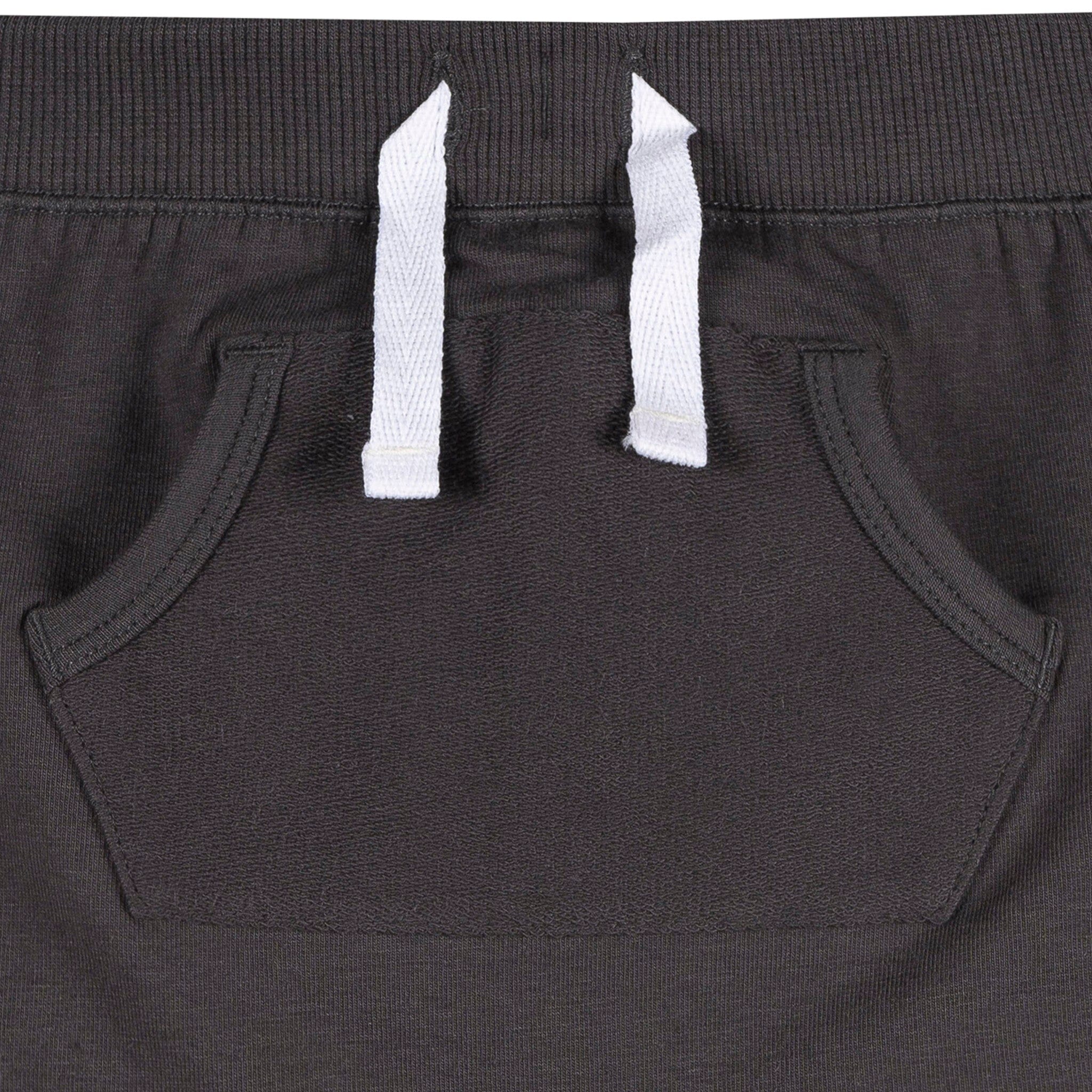 2-Pack Baby Boys Gray Shorts - Image 3