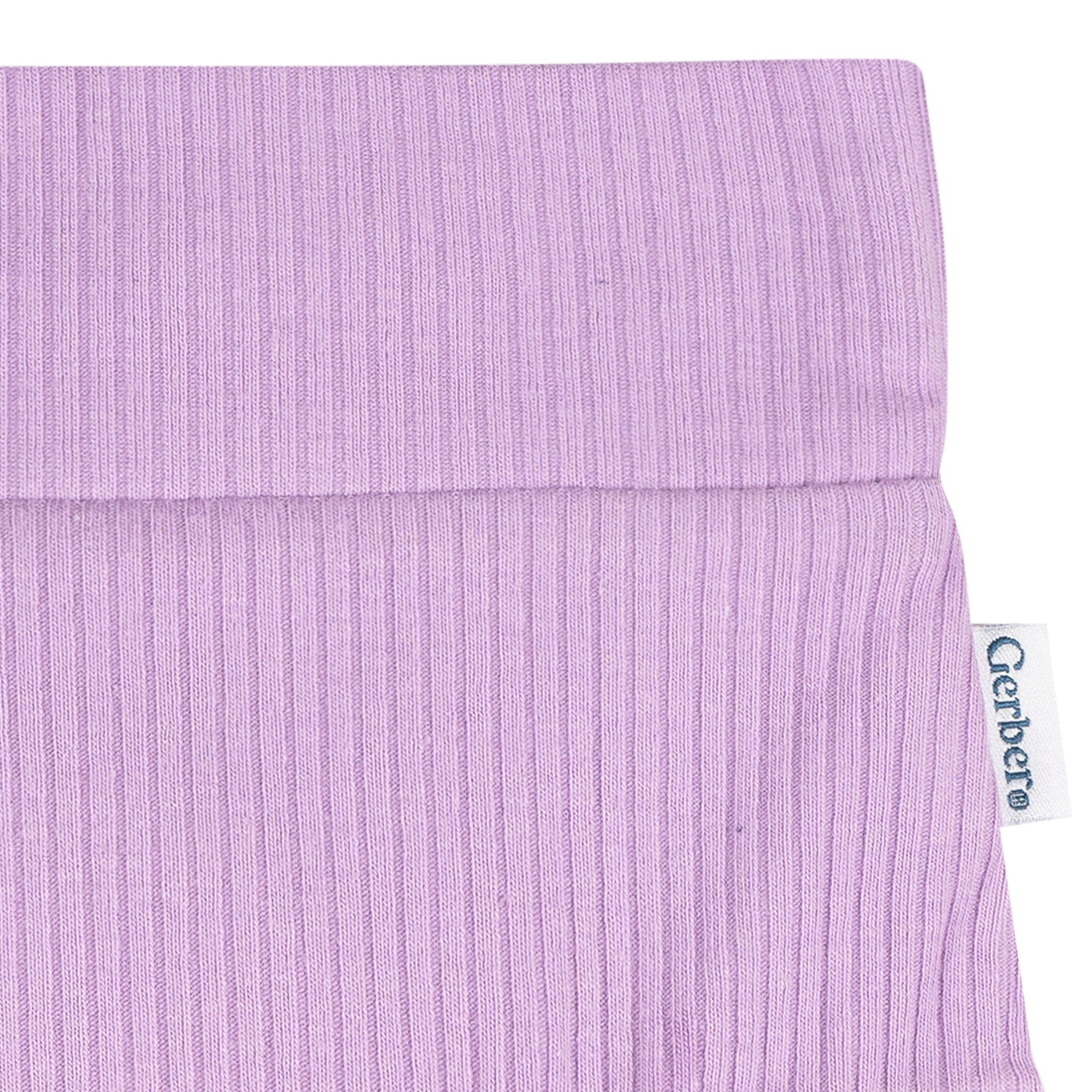 3-Pack Baby Girls Aqua, Grey & Purple Bubble Shorts - Image 9