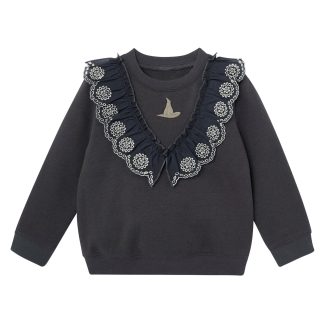 Infant & Toddler Girls Elphaba Ruffled Wicked Sweatshirt