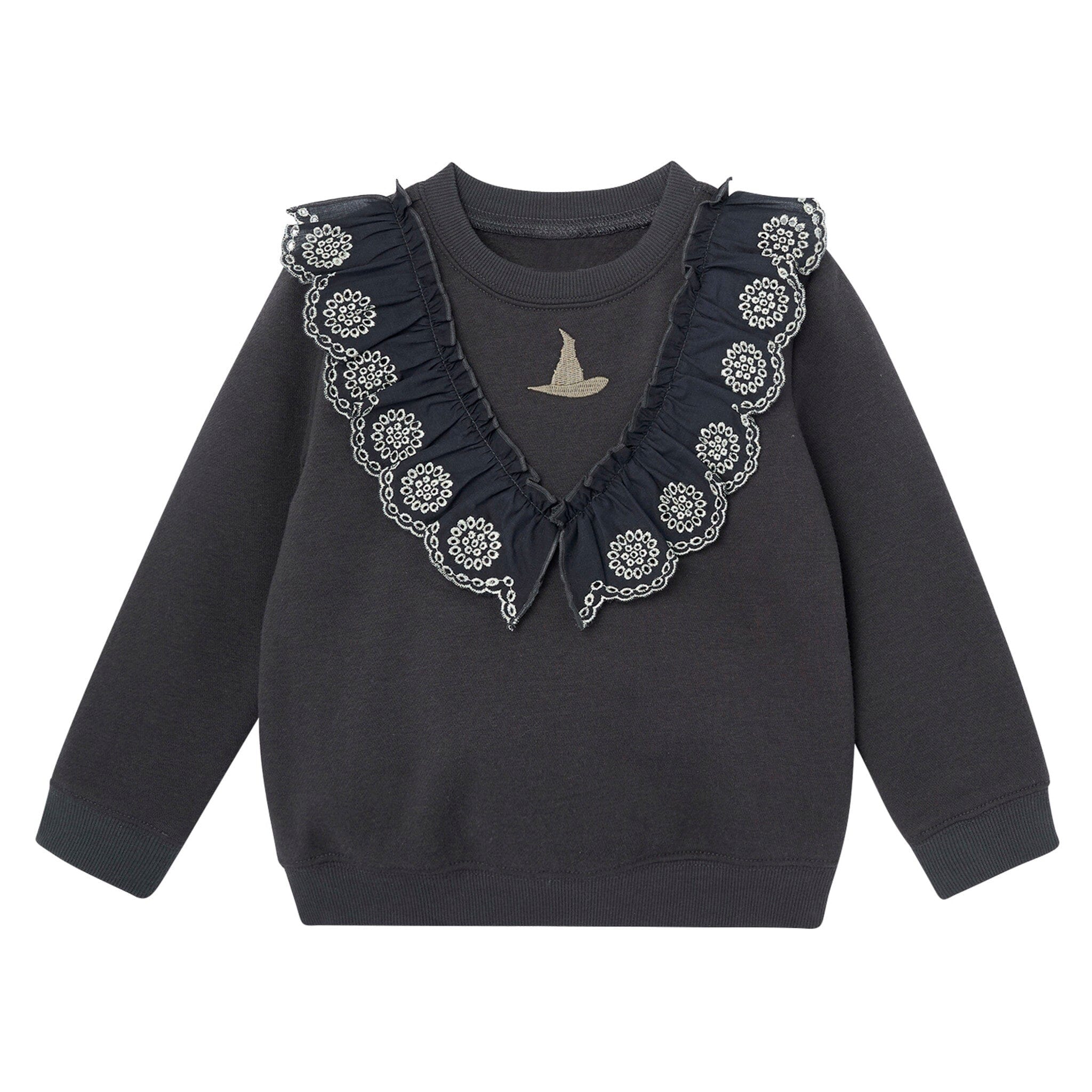 Infant & Toddler Girls Elphaba Ruffled Wicked Sweatshirt