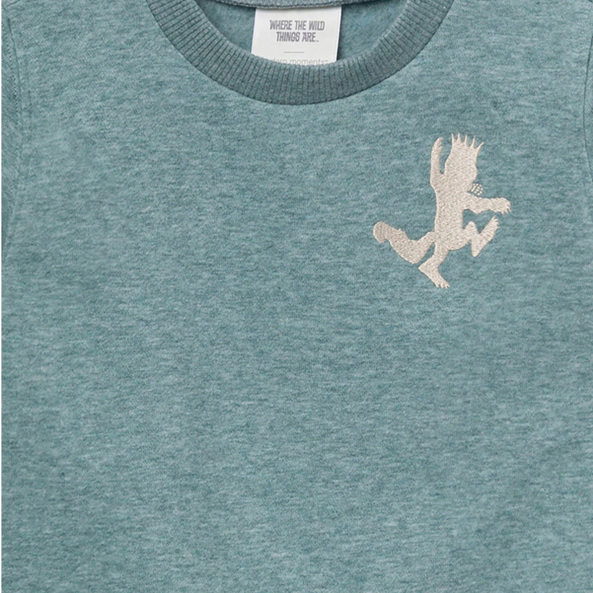 Baby & Toddler Neutral Blue Heather Where The Wild Things Are Sweatshirt - Image 6