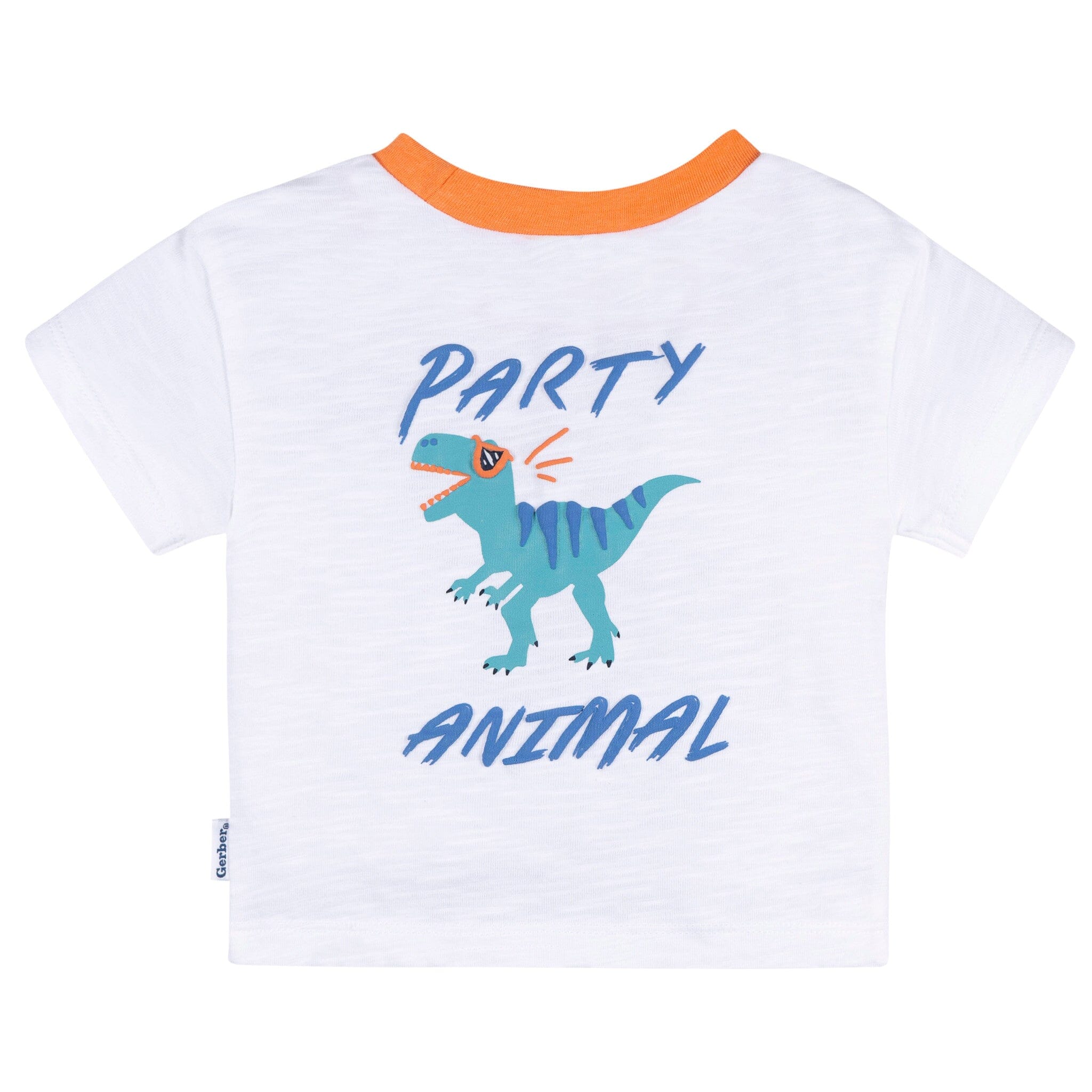 3-Pack Baby & Toddler Boys Party Animal Short Sleeve Graphic T-Shirts - Image 4