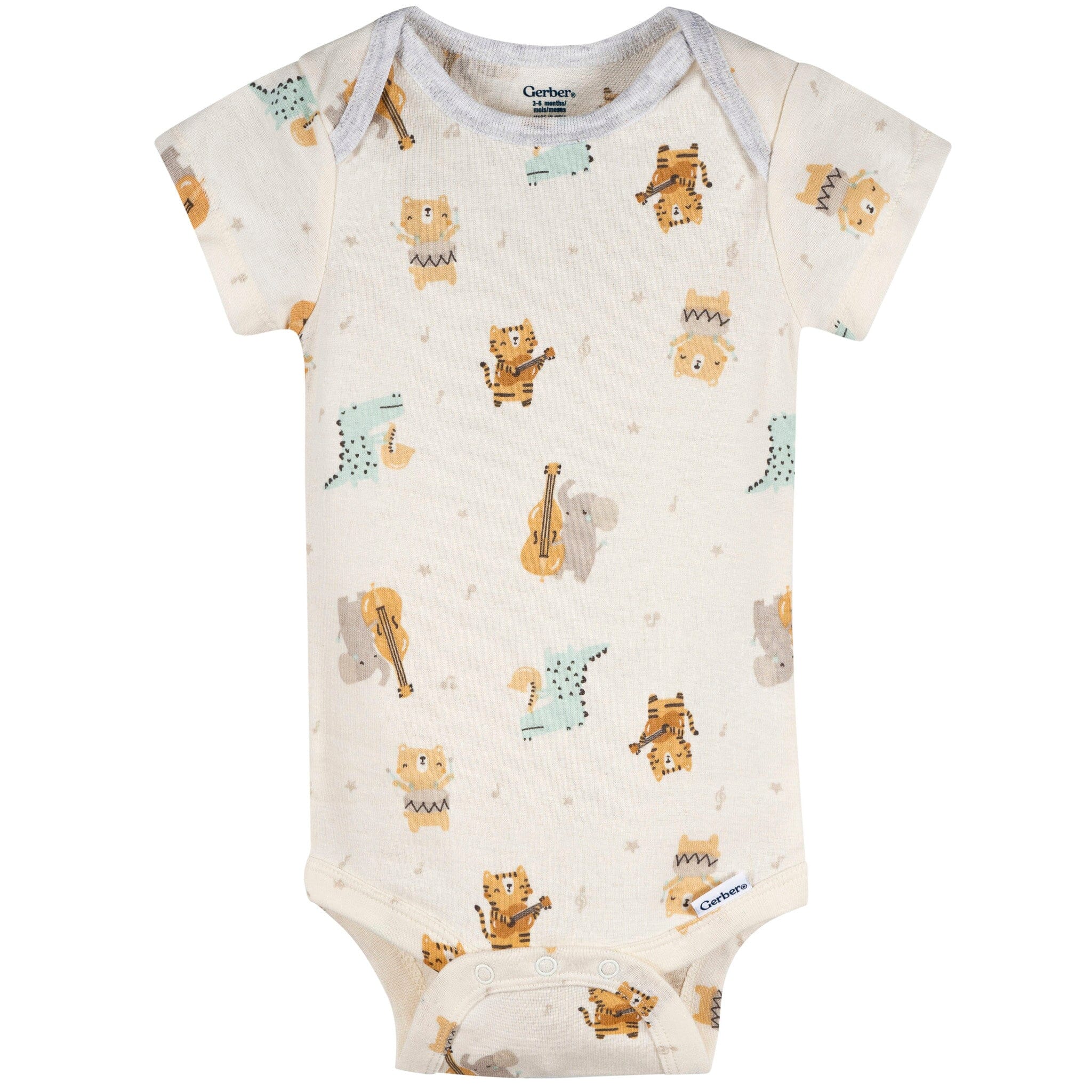 3-Pack Baby Neutral Newest Band Member Short Sleeve Onesies® Bodysuits - Image 6