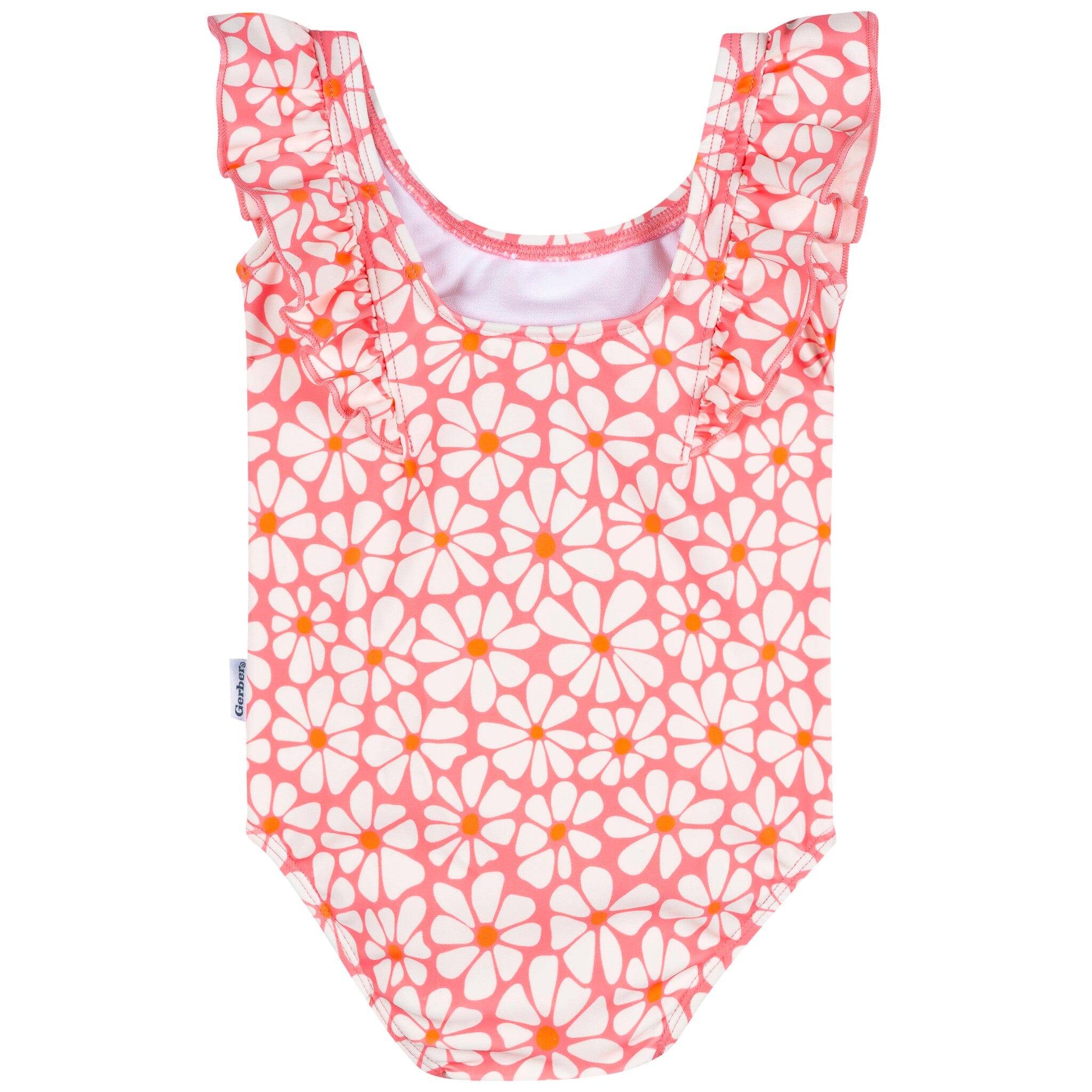 Baby & Toddler Girls UPF 50+ Retro Daisies One-Piece Swimsuit - Image 4