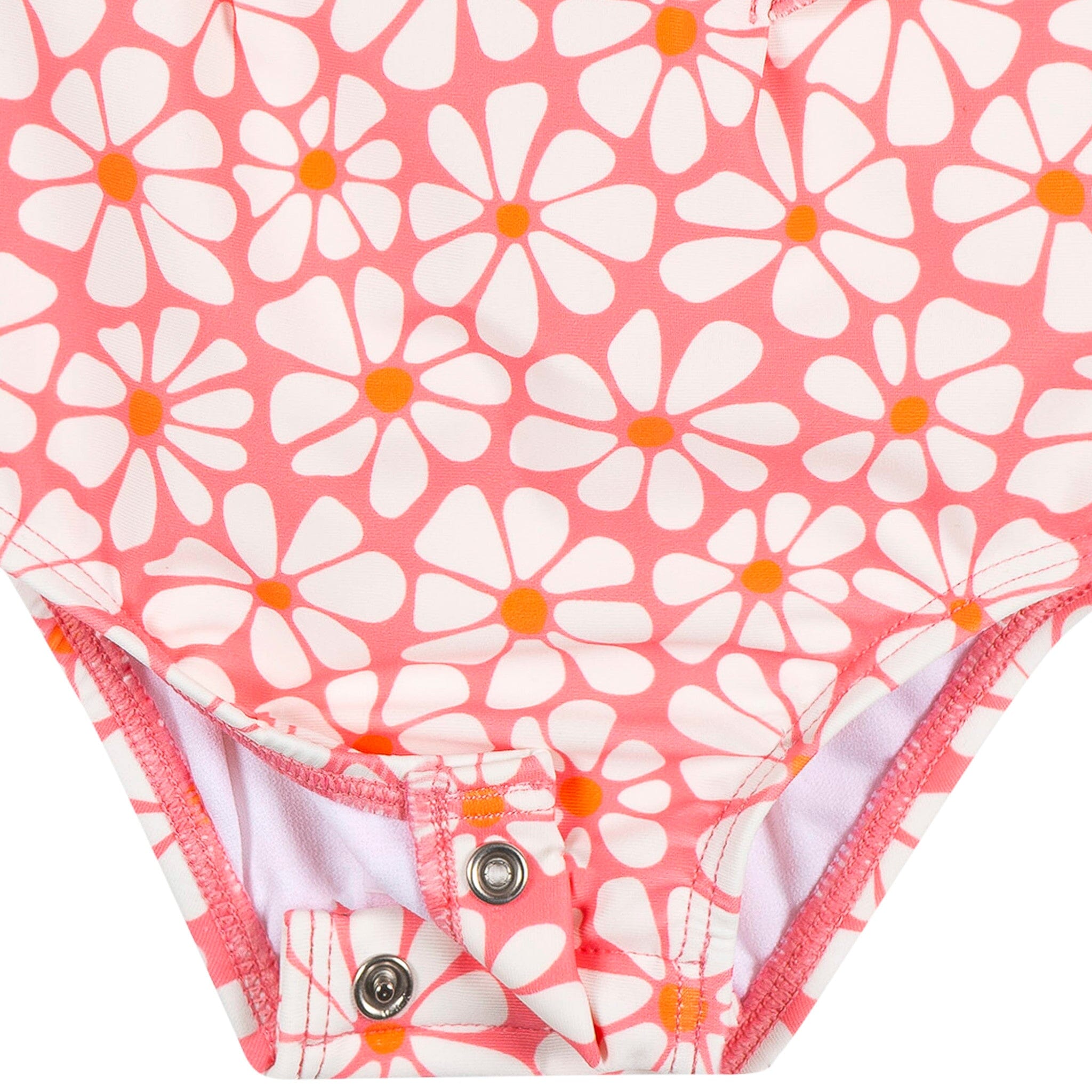 Baby & Toddler Girls UPF 50+ Retro Daisies One-Piece Swimsuit - Image 6