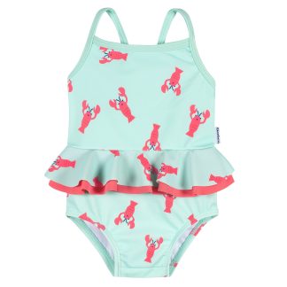 Baby & Toddler Girls UPF 50+ Lobsters One-Piece Swimsuit