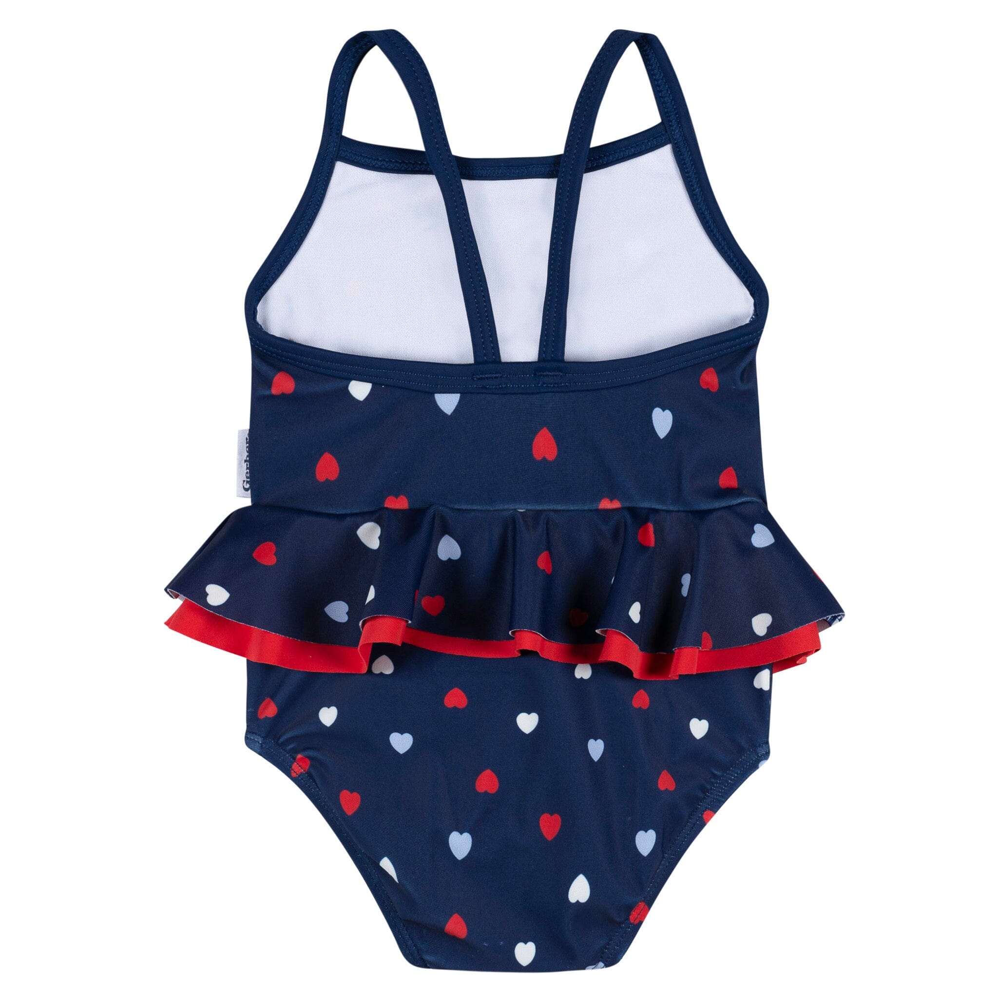 Baby & Toddler Girls UPF 50+ Americana Hearts One-Piece Swimsuit - Image 3